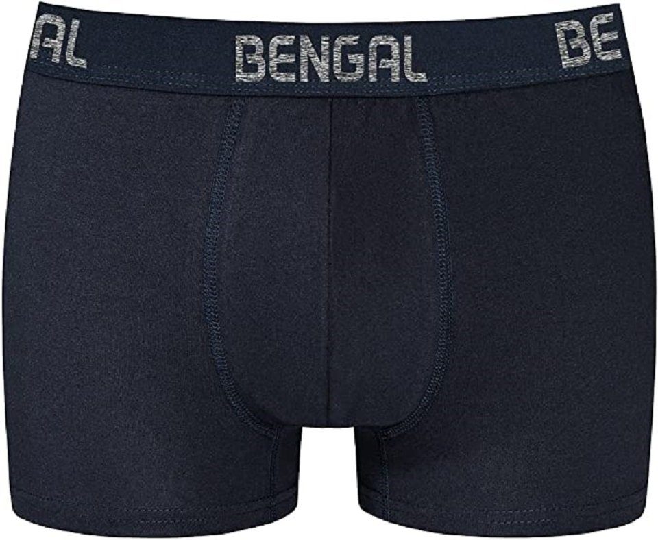 BENGAL Boxershorts BENGAL Retro Boxershorts aus Baumwolle - 12er Pack (12er Pack) doppelt genäht