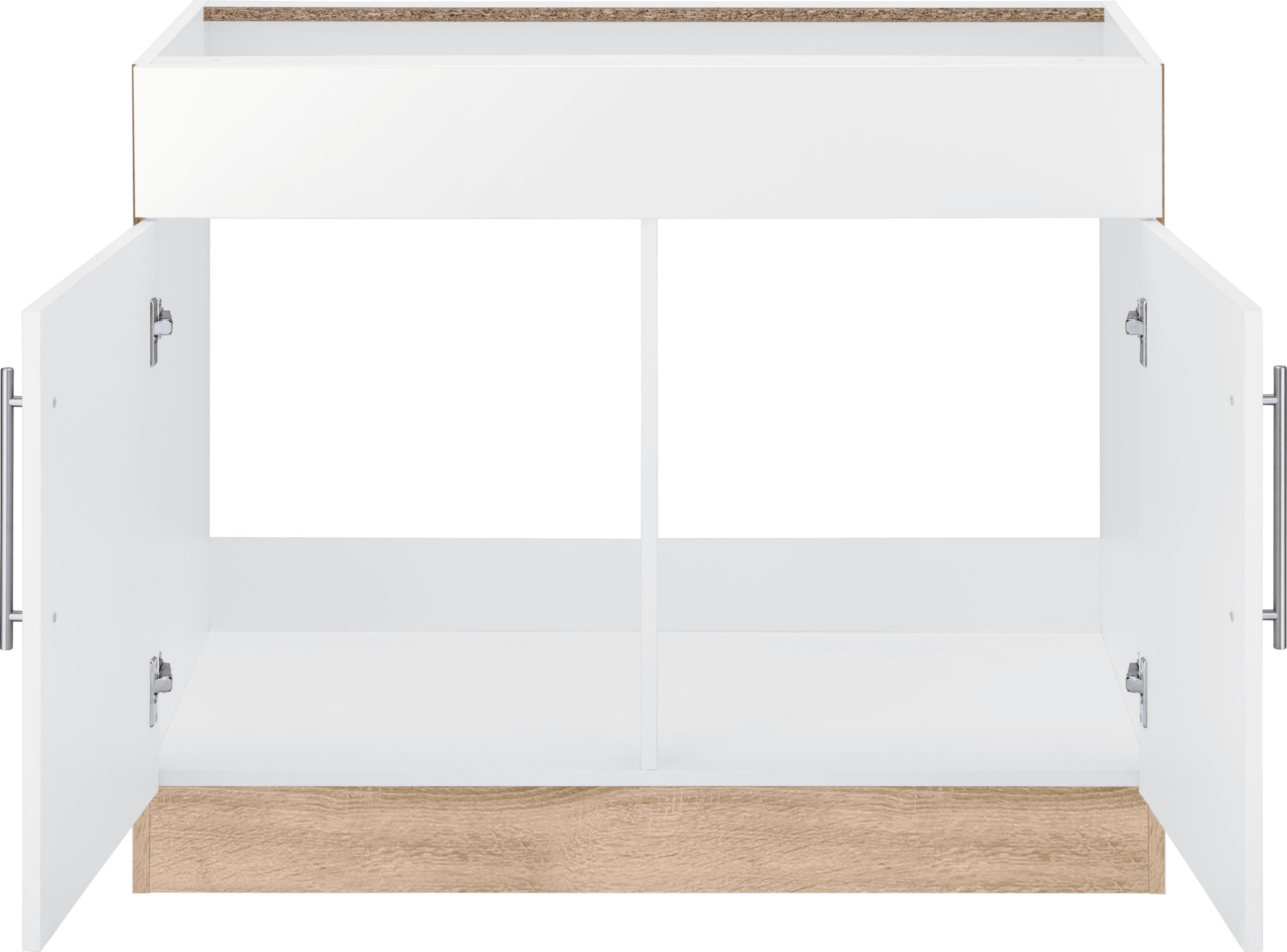 wiho Küchen Spülenschrank Cali 100 cm breit, ohne Arbeitsplatte