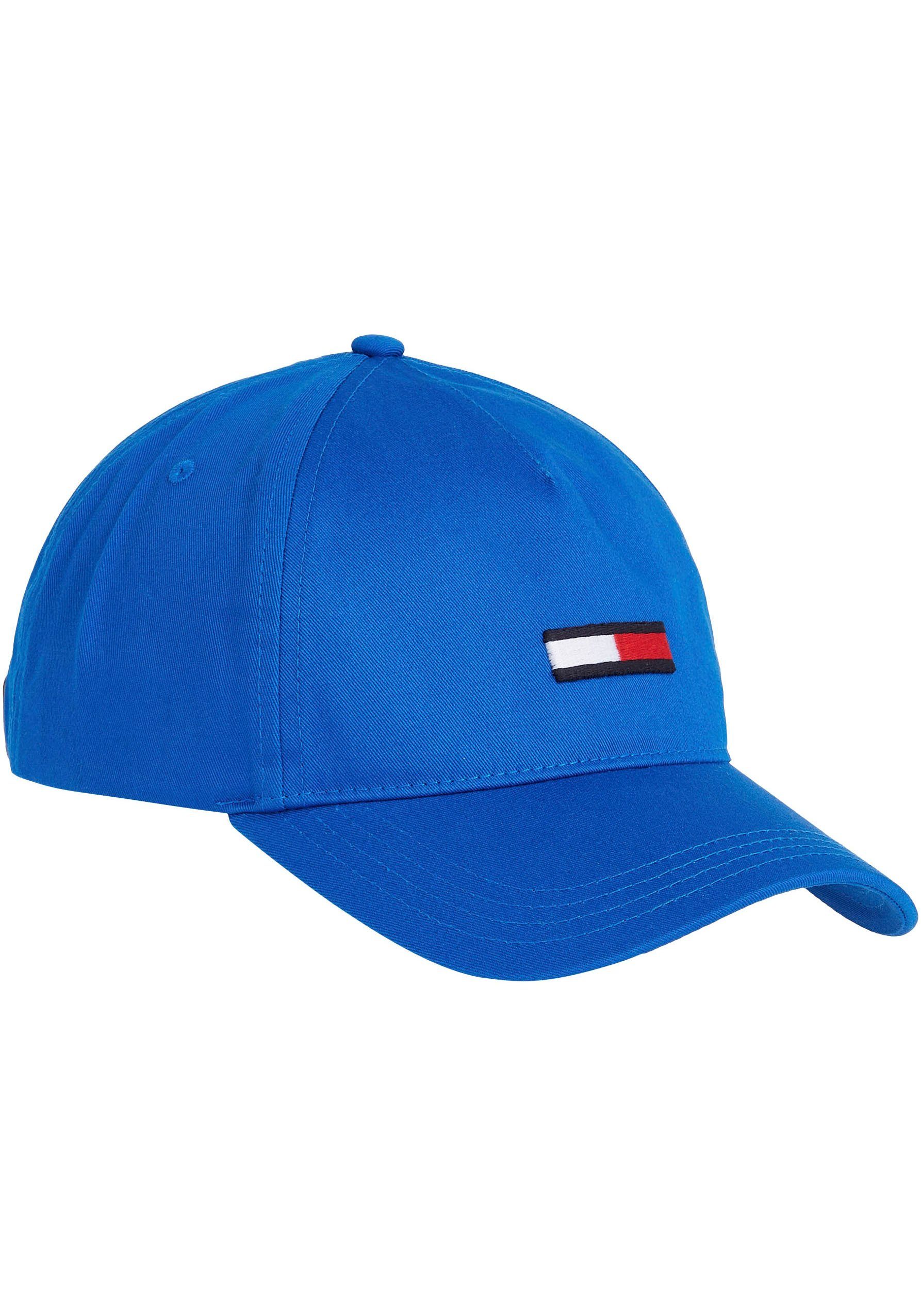 Tommy Jeans Baseball passenden Nähten (1-St) Cap royalblau mit farblich