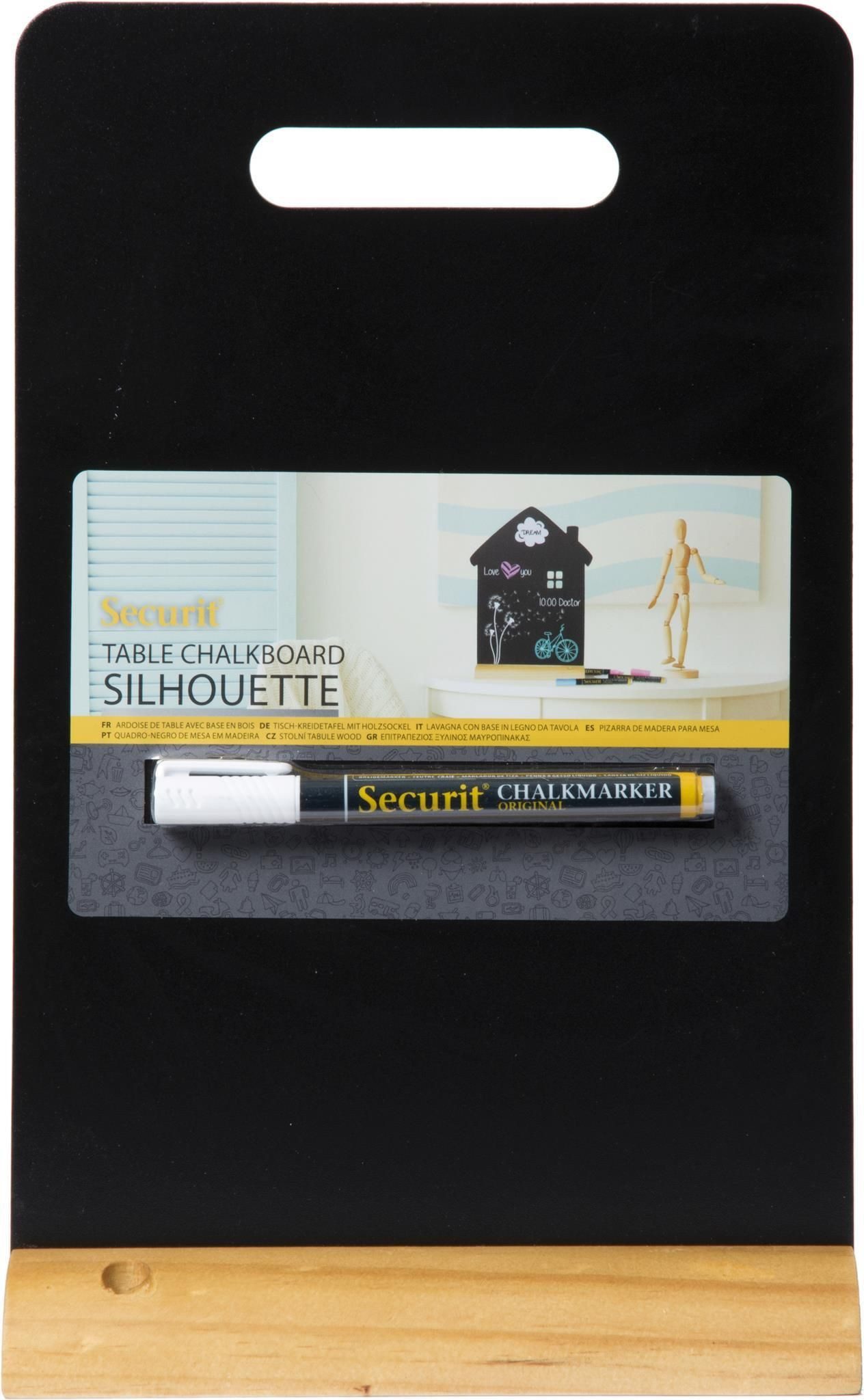 Securit Tafel Securit Kreidetafel Bubble 27,3x47x0,3cm Kreidestift inklusive