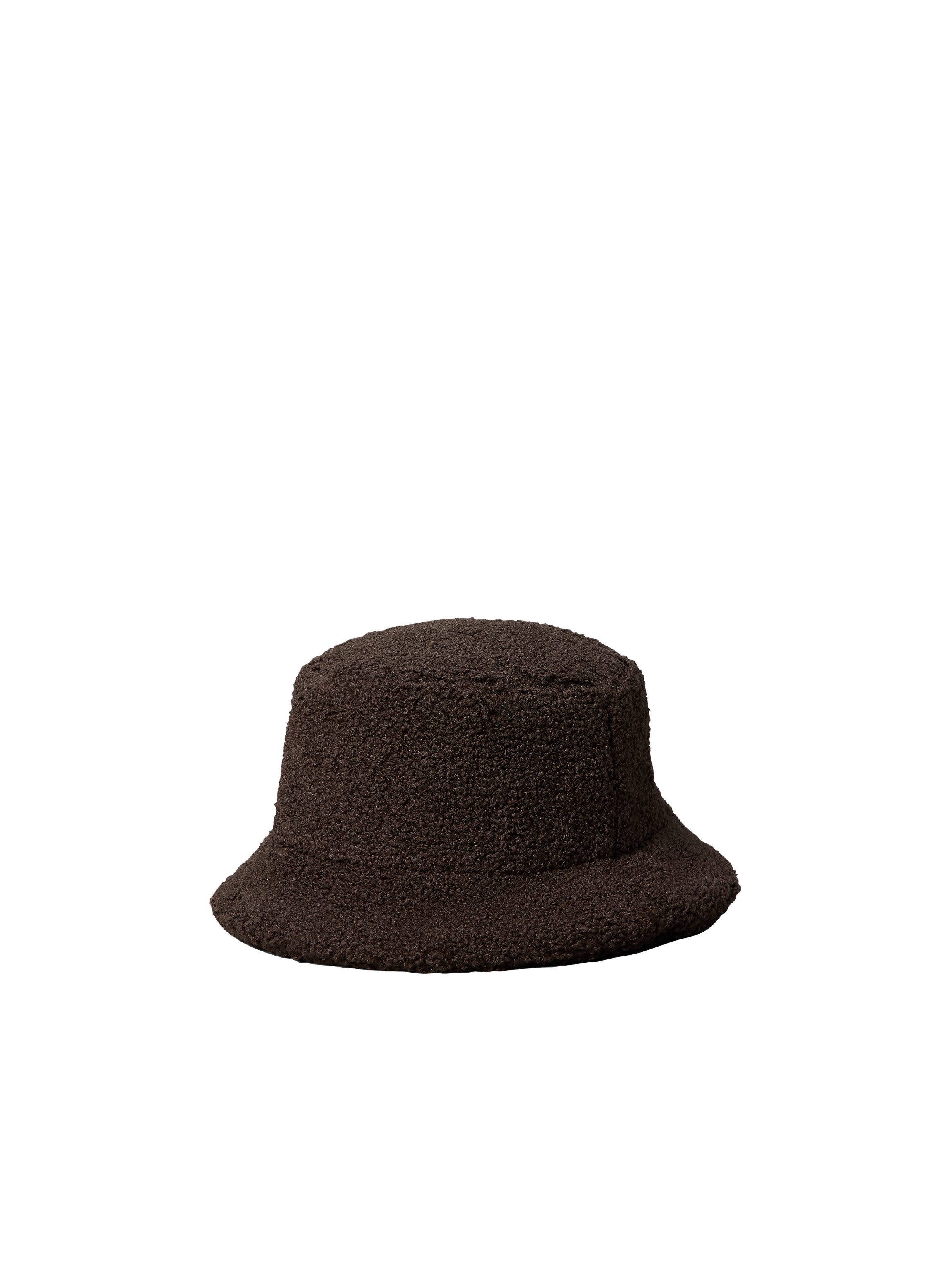 Calvin Klein Fischerhut ALL-OVER SHERPA PATCH BUCKET Regular fit mit Fellimitat