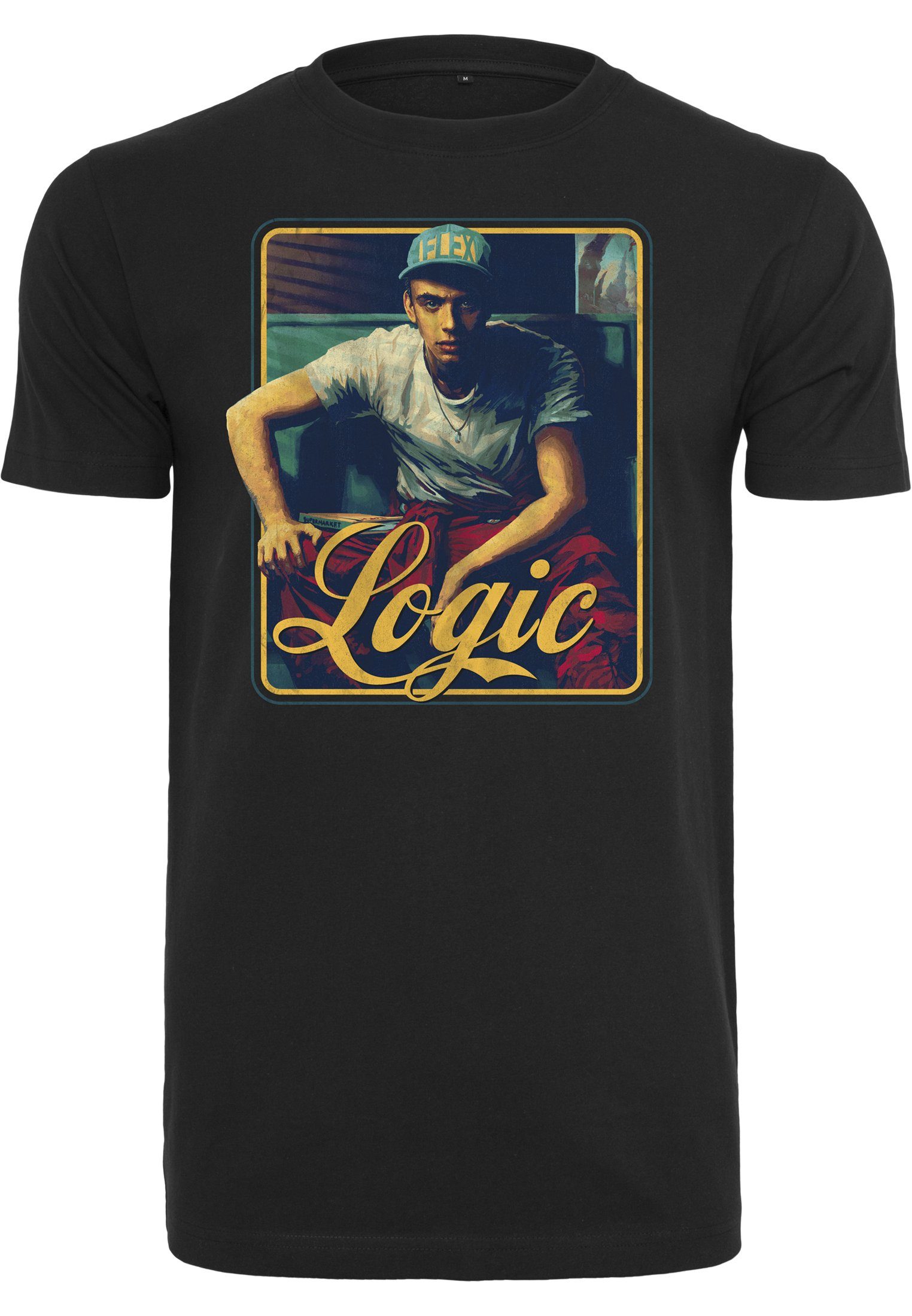 Logic Tee T-Shirt Herren Tarantino Merchcode Pose (1-tlg)
