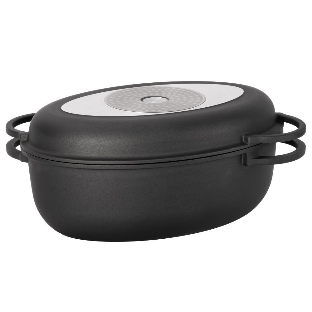 Topf-Set Haushalt International Aluguss-Bräter oval