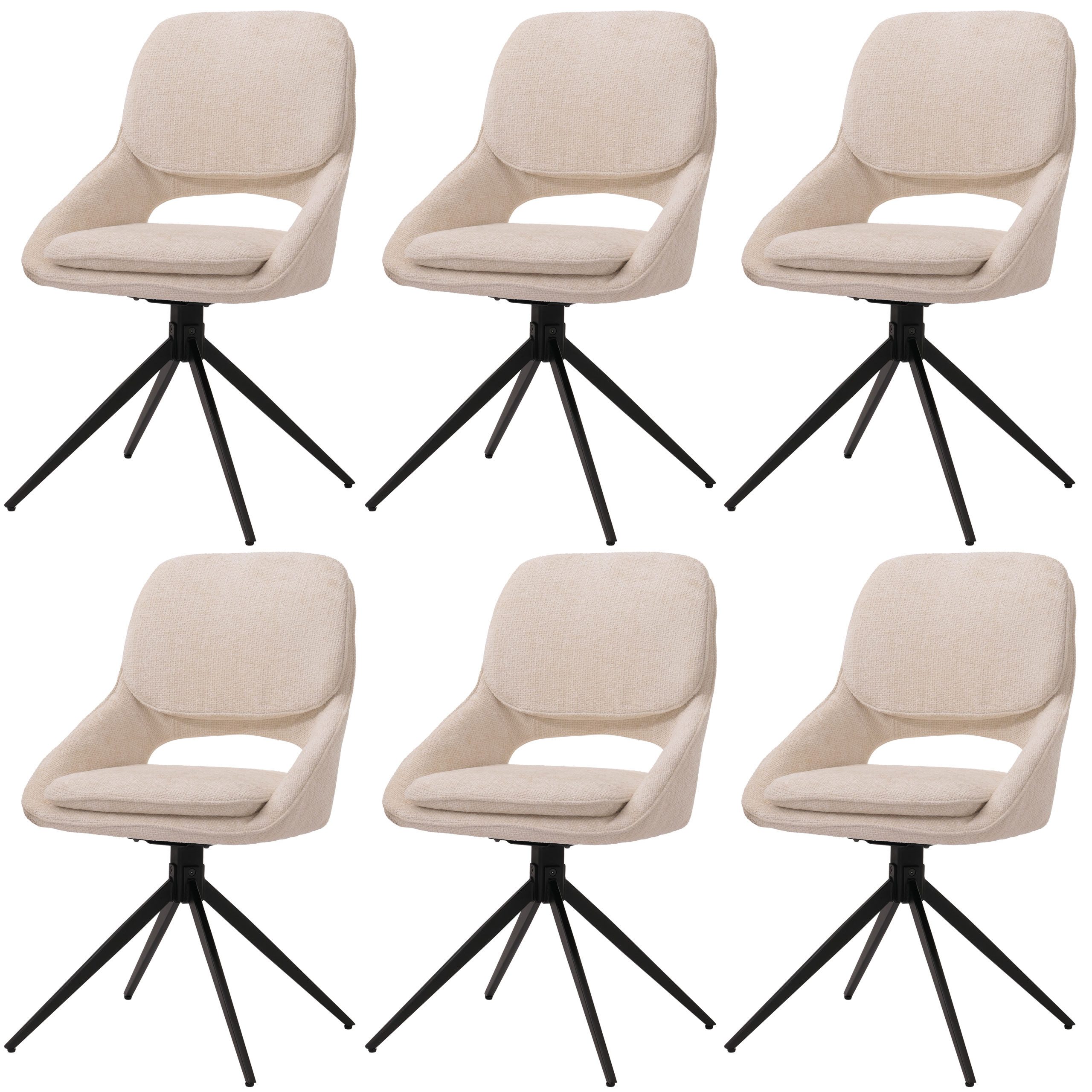 MCW Esszimmerstuhl MCW-N73-C6 (6er-Set, 6 St), Auto-Position (dreht automat günstig online kaufen