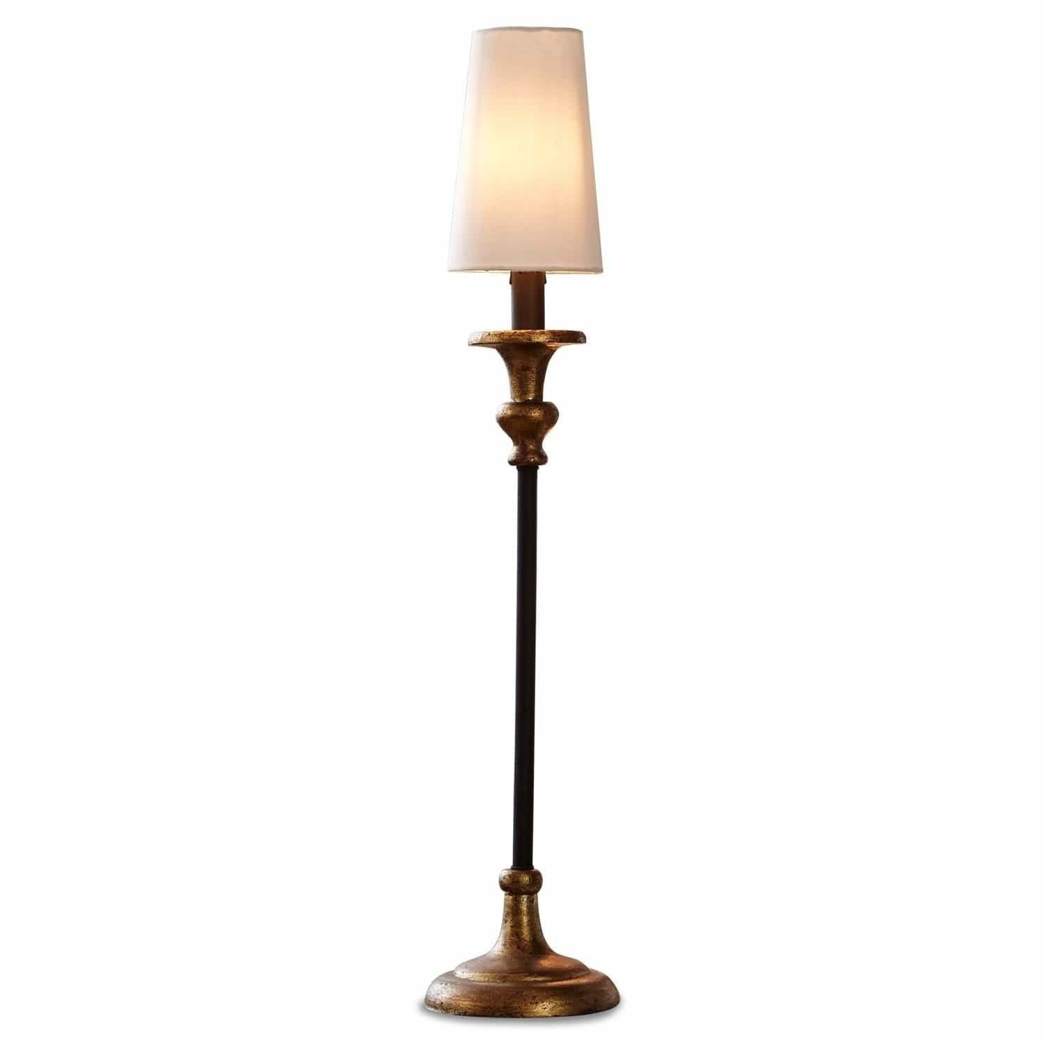 Mirabeau Tischleuchte Tischlampe Ducey creme/antikgold