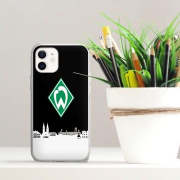 DeinDesign Handyhülle Offizielles Lizenzprodukt Skyline SV Werder Bremen WB Skyline, Apple iPhone 12 mini Silikon Hülle Bumper Case Handy Schutzhülle