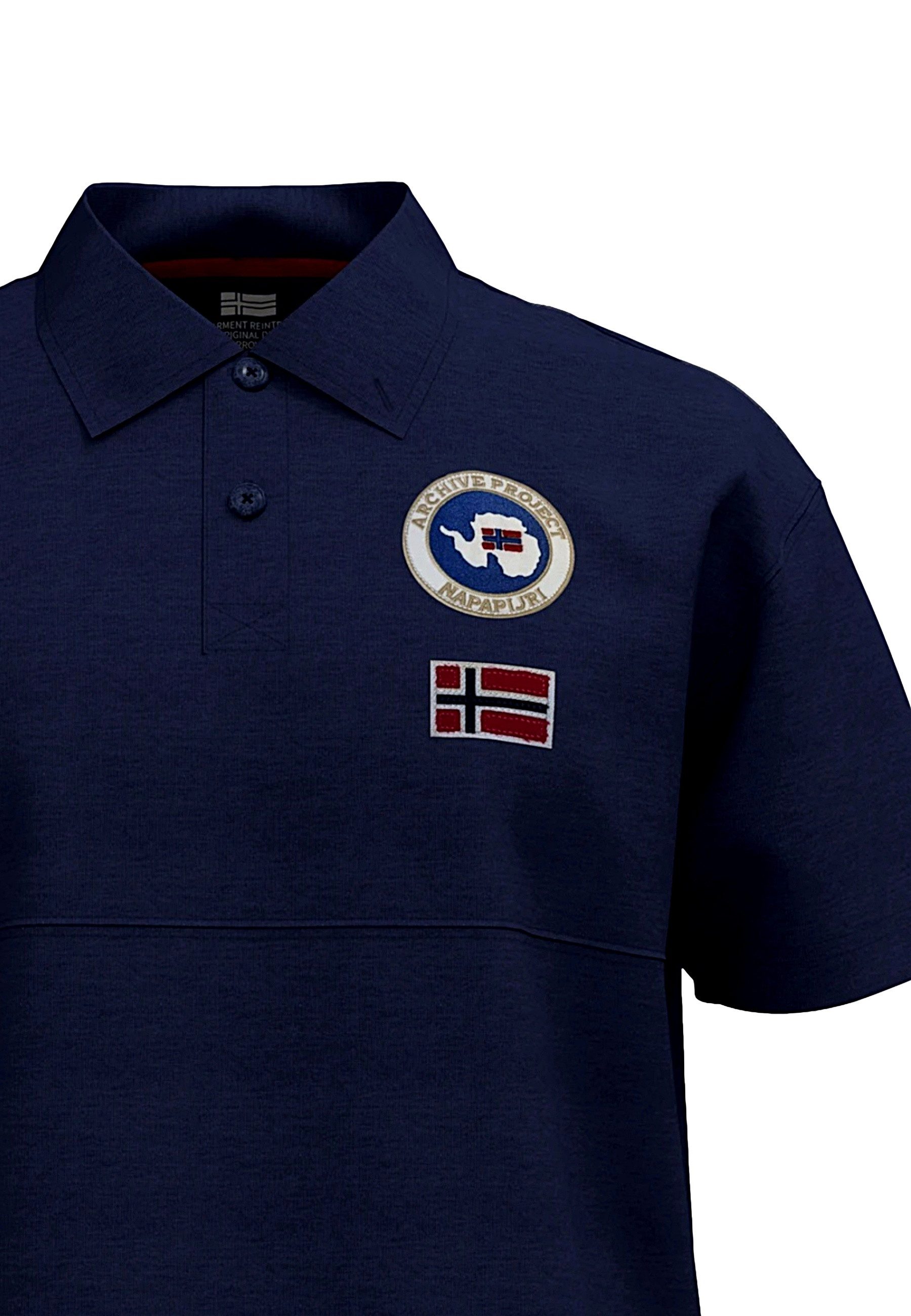 Napapijri Poloshirt Poloshirt Kurzarmshirt E-REFLECT (1-tlg., 1)