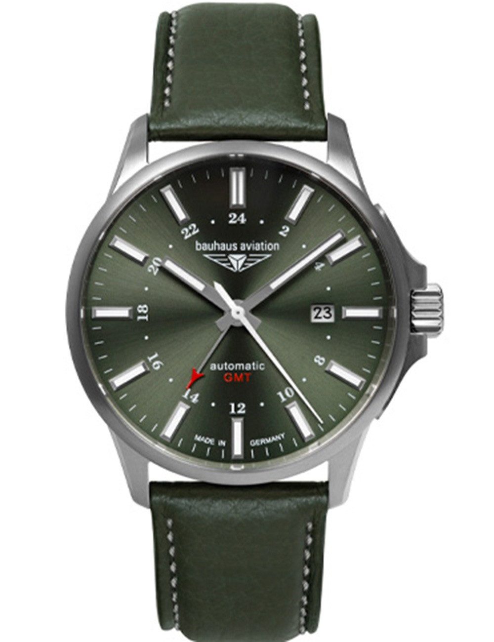 Automatikuhr Bauhaus 2868-4 Herrenuhr Aviation Automatik Titanium 42mm 10ATM Bauhaus 2868-4 Herrenuhr Aviation Automatik Titanium 42mm 10ATM
