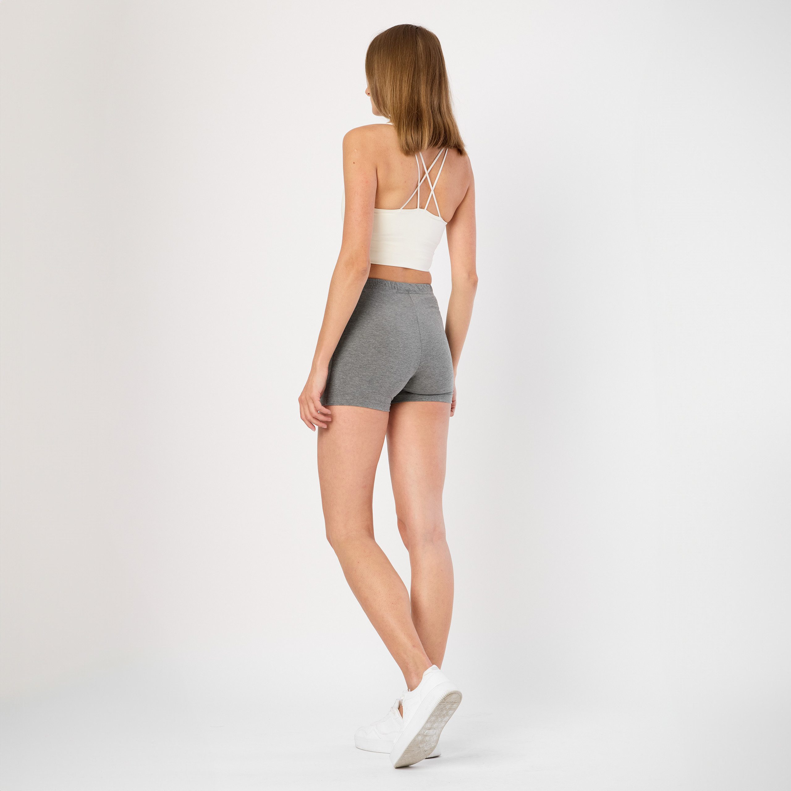Merry Style Leggings Damen Shorts Radlerhose Hotpants Boxershorts MS10-392 (1-tlg) aus Baumwolle