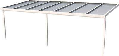 GUTTA Terrassendach Premium, BxT: 712x306 cm, Bedachung Doppelstegplatten, BxT: 712x306 cm, Dach Polycarbonat Opal