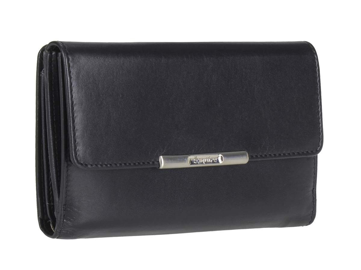 Helena, Esquire 15 Kartenfächer schwarz Portemonnaie, RFID Schutz gegen Datendiebstahl, mit Geldbörse