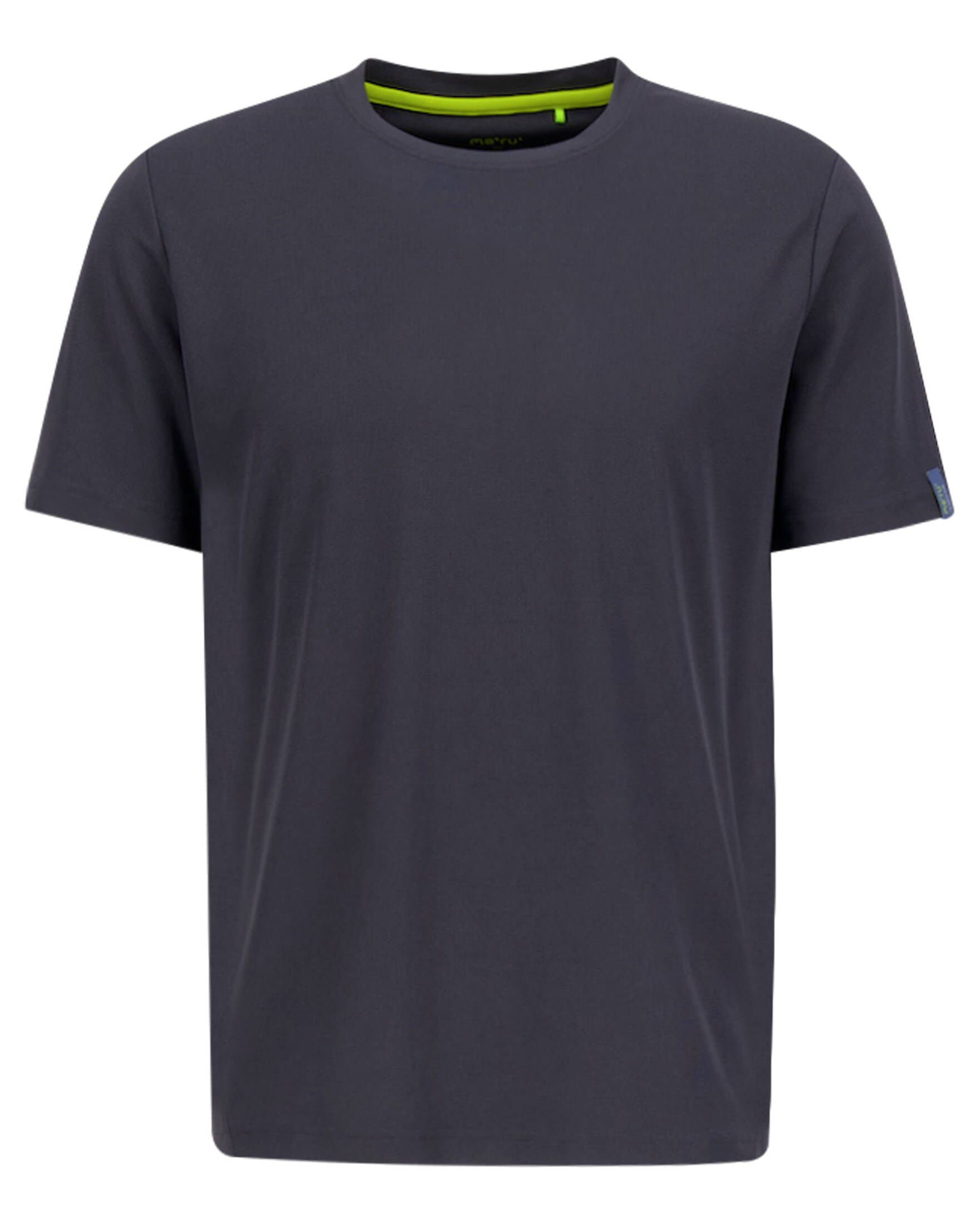 (304) T-Shirt BRISTOL rauchblau Meru (1-tlg) T-Shirt Herren BASIC