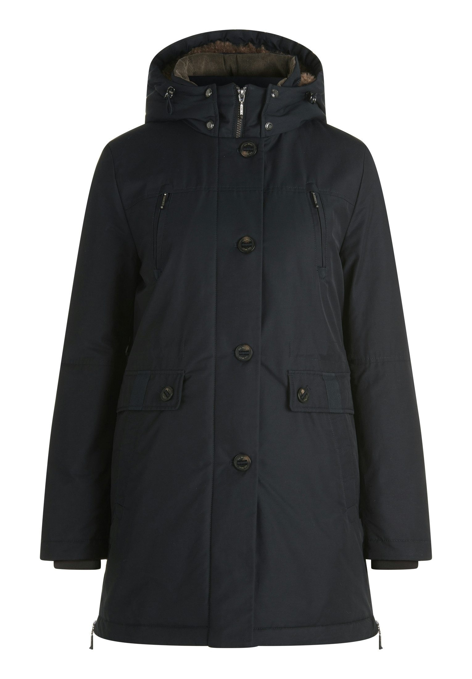 Gil Bret Langjacke Winterjacke mit Reißverschluss
