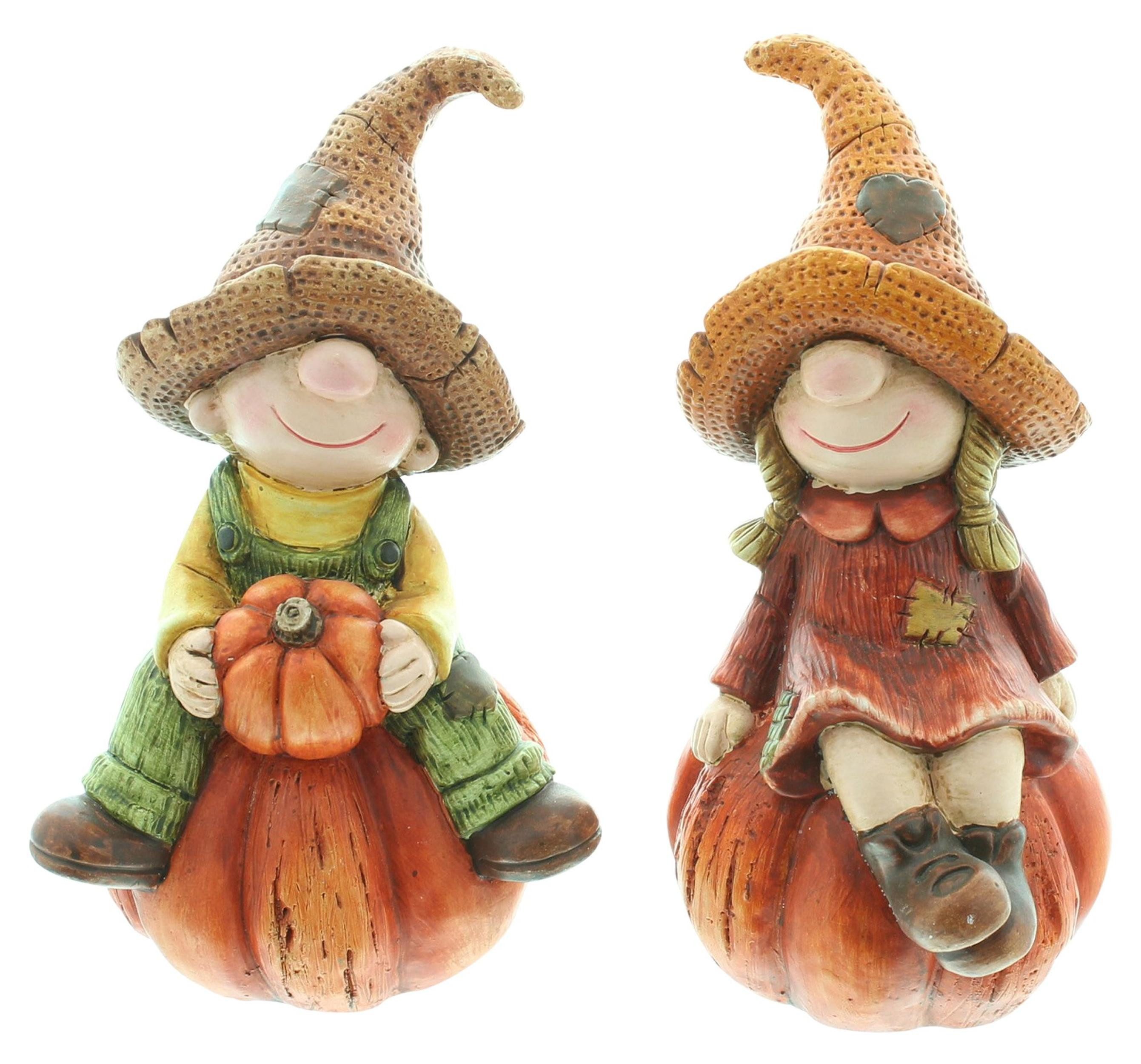 Dekofigur Figur "Kürbisfest", 2er Set