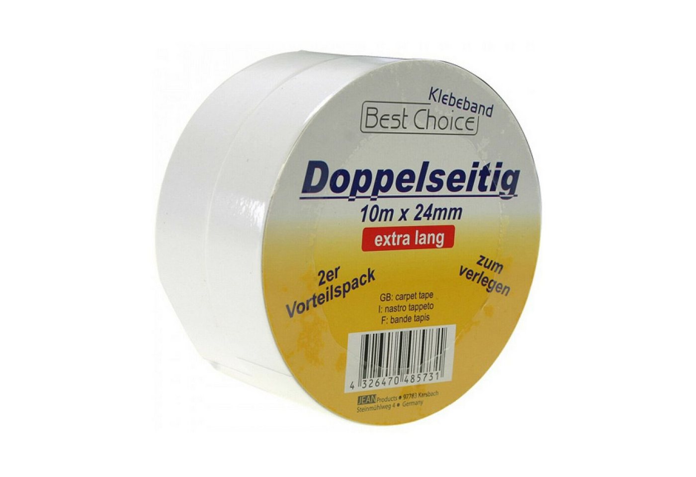 Thumbnail - Osma Klebeband Doppelseitiges Klebeband 40m x 24mm Montageklebeband, Klebestreifen, Universal