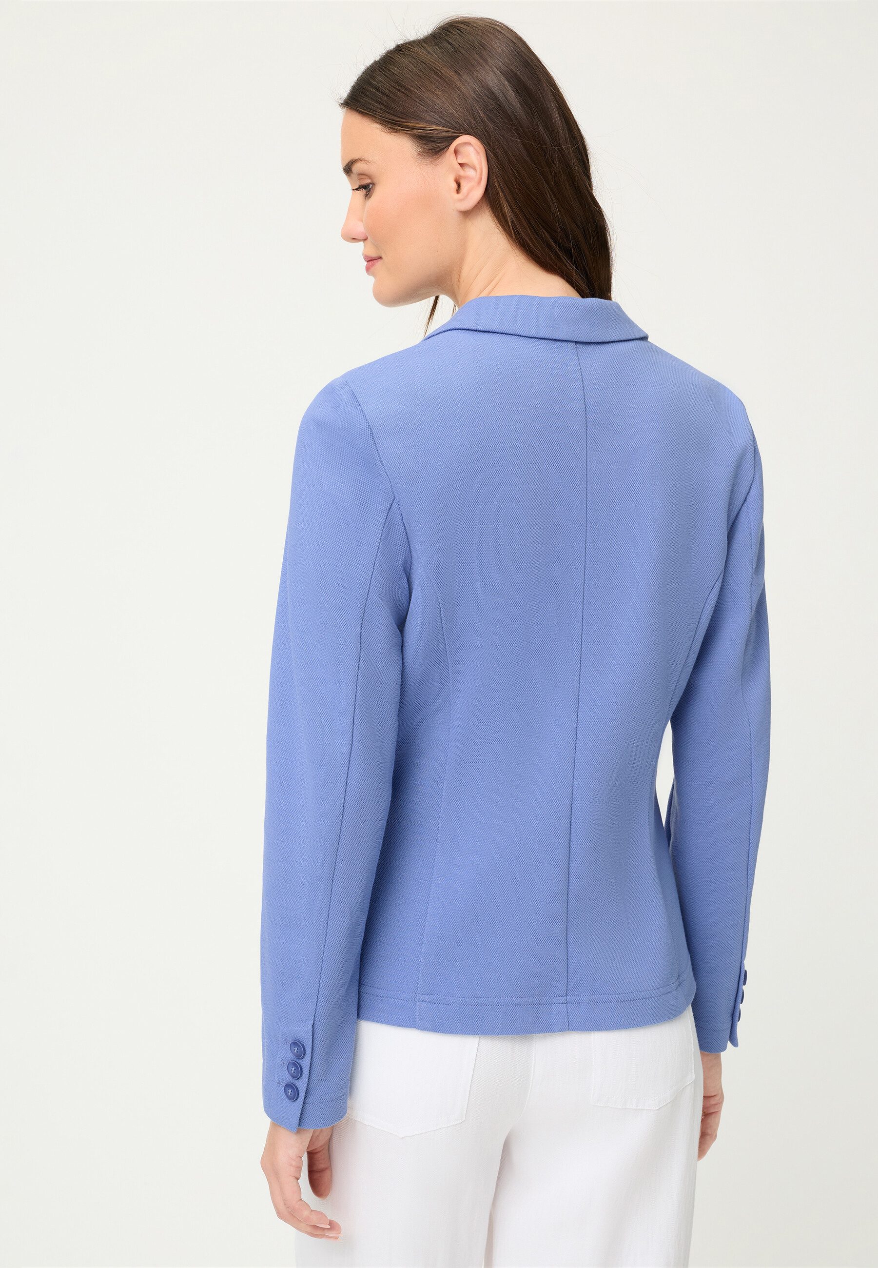 Olsen Kurzblazer Blazer mit zwei Knöpfen