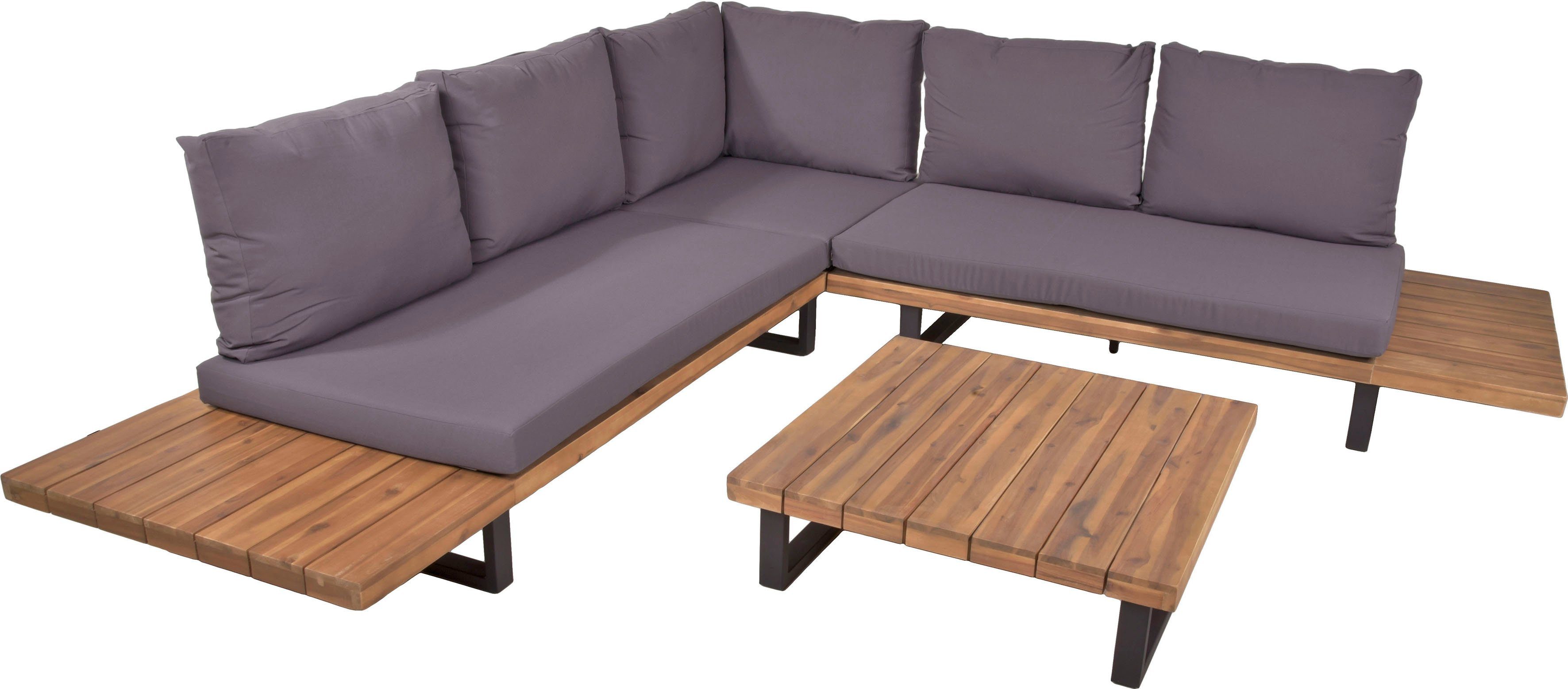 Garden Pleasure Gartenlounge-Set ACAPULCO, (4-tlg)