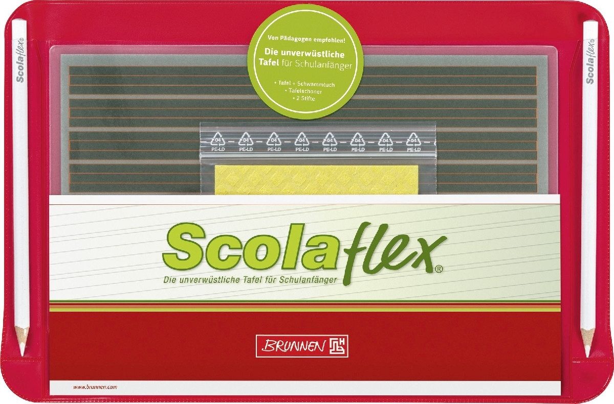 BRUNNEN Vokabelheft Schülertafel Scolaflex L1 265x180mm grün
