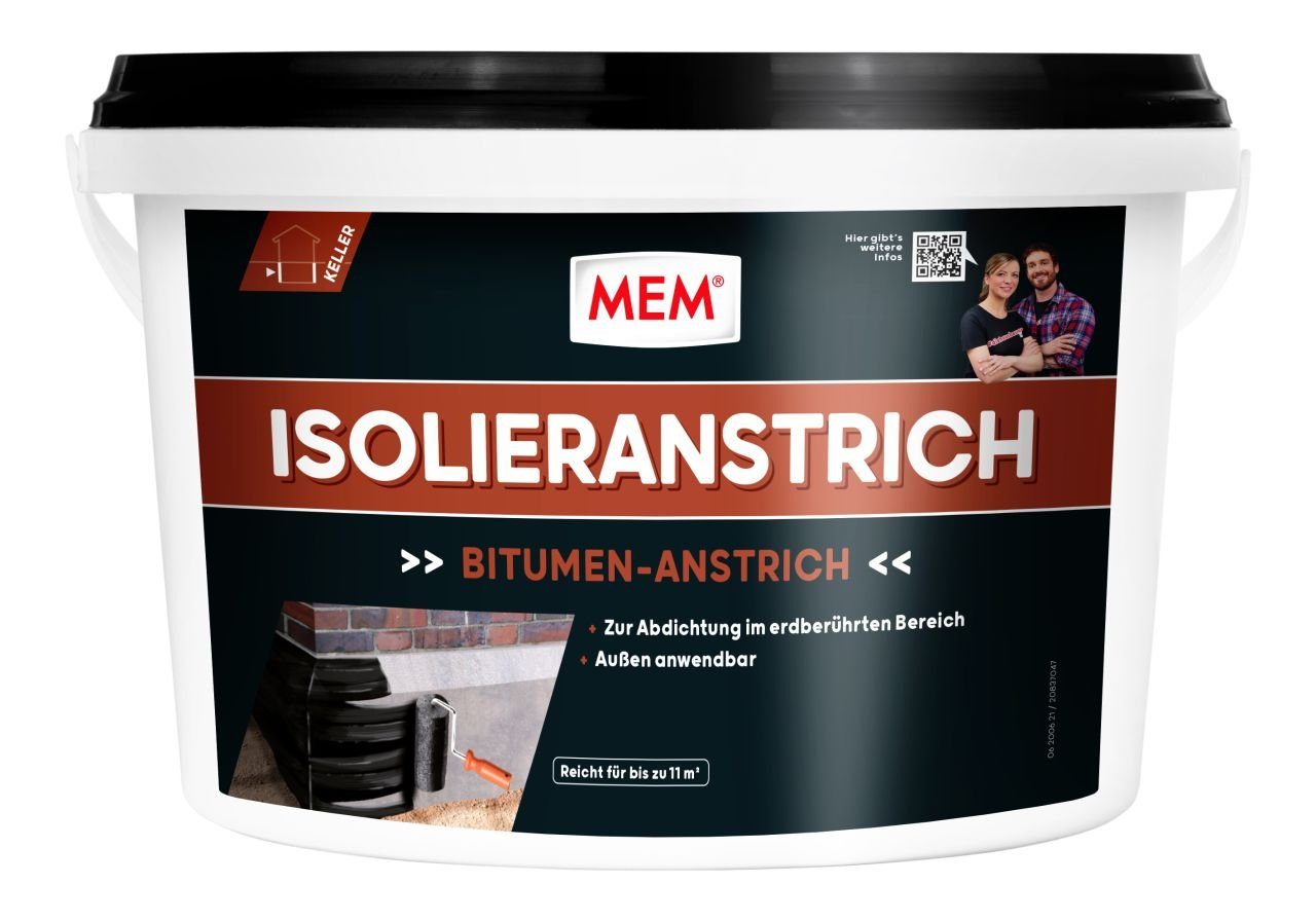 MEM Bauchemie Duschdichtung MEM Bitumen Isolieranstrich 5 l