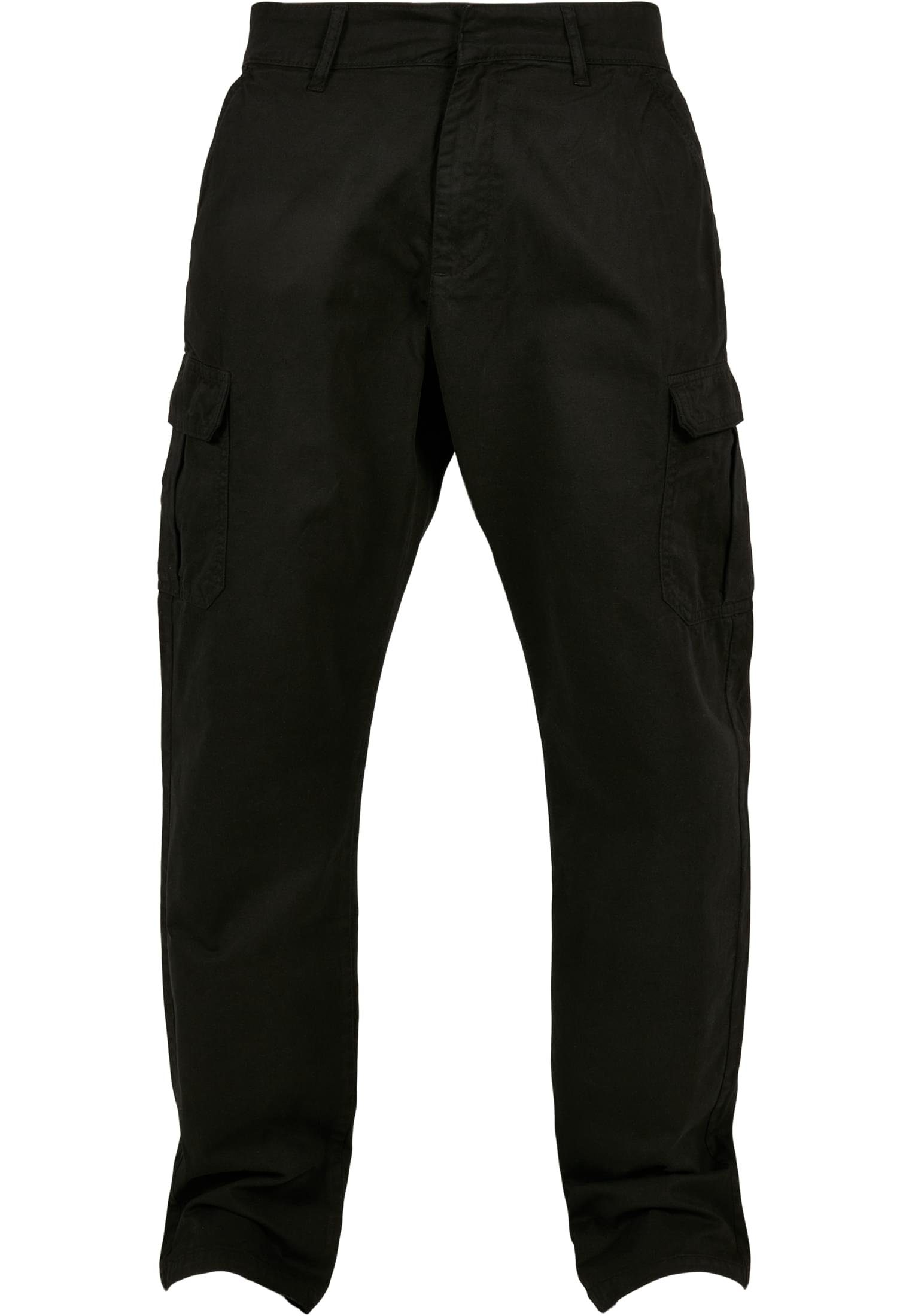 black (1-tlg) Leg CLASSICS URBAN Straight Herren Cargo Pants Cargohose
