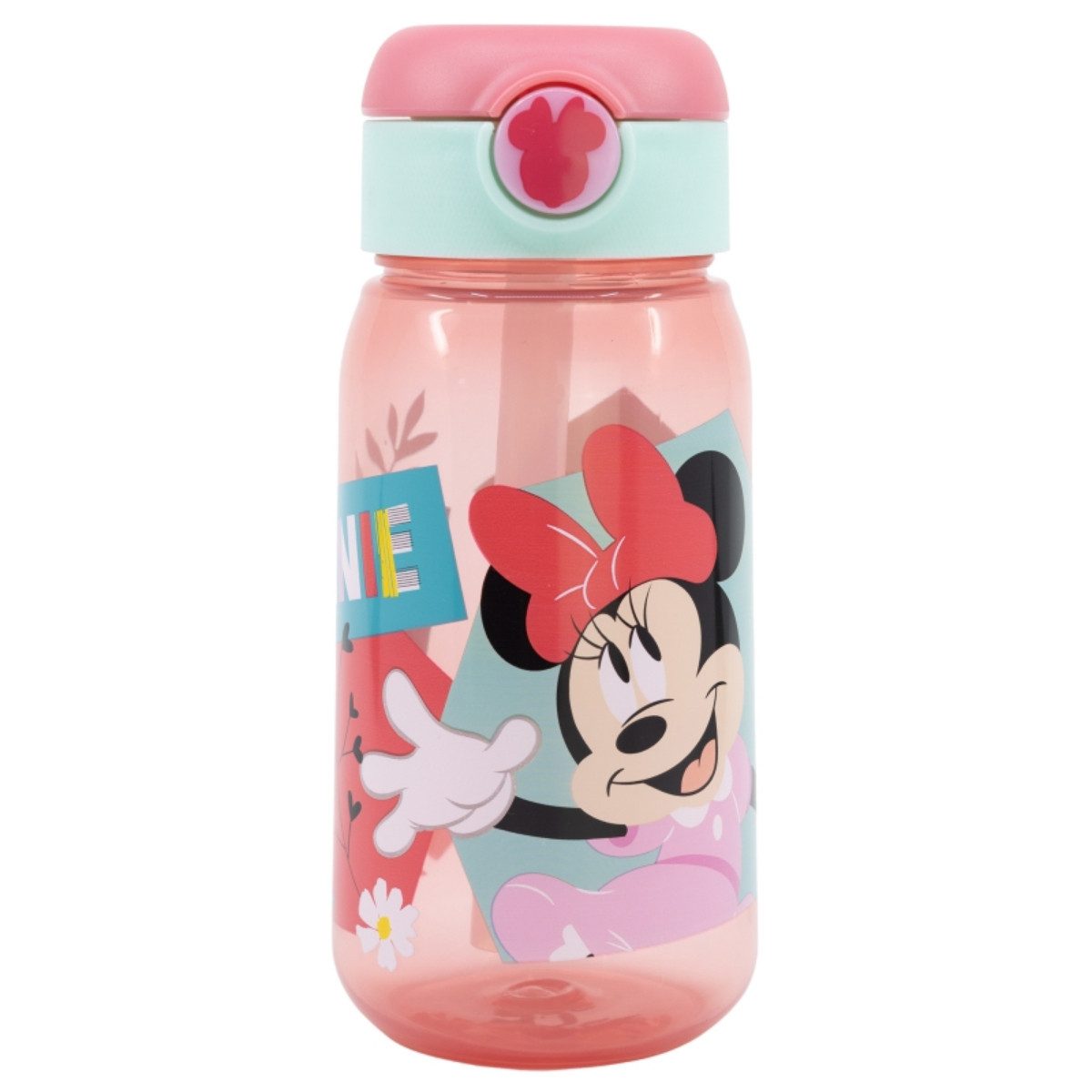 Storline Trinkflasche Minnie Mouse 510ml auslaufsicher & ideal für Schule & Freizeit