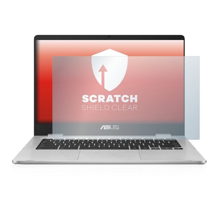 upscreen Schutzfolie für Asus Chromebook C423 Displayschutzfolie Folie klar Anti-Scratch Anti-Fingerprint