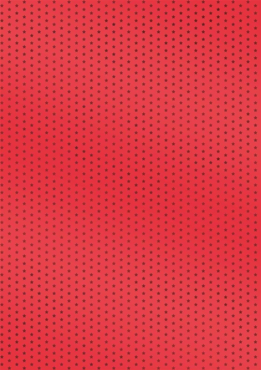 Heyda Permanentmarker Heyda 204877892 Alu-Bastelfolie "Sternchen" 50 x 78 cm rot/rot