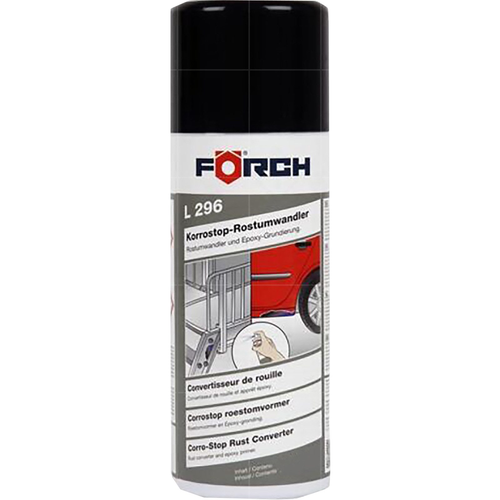 FÖRCH Rostschutzgrundierung Korrostop Rostumwandler L296 - 0.4 Ltr