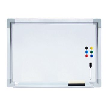 Mucola Magnettafel Magnettafel Whiteboard Pinnwand Memoboard Wandtafel Memoboard, (set, Premium-Whiteboard), Inklusive 1 Stift, 6 Magneten und 1 Schwamm