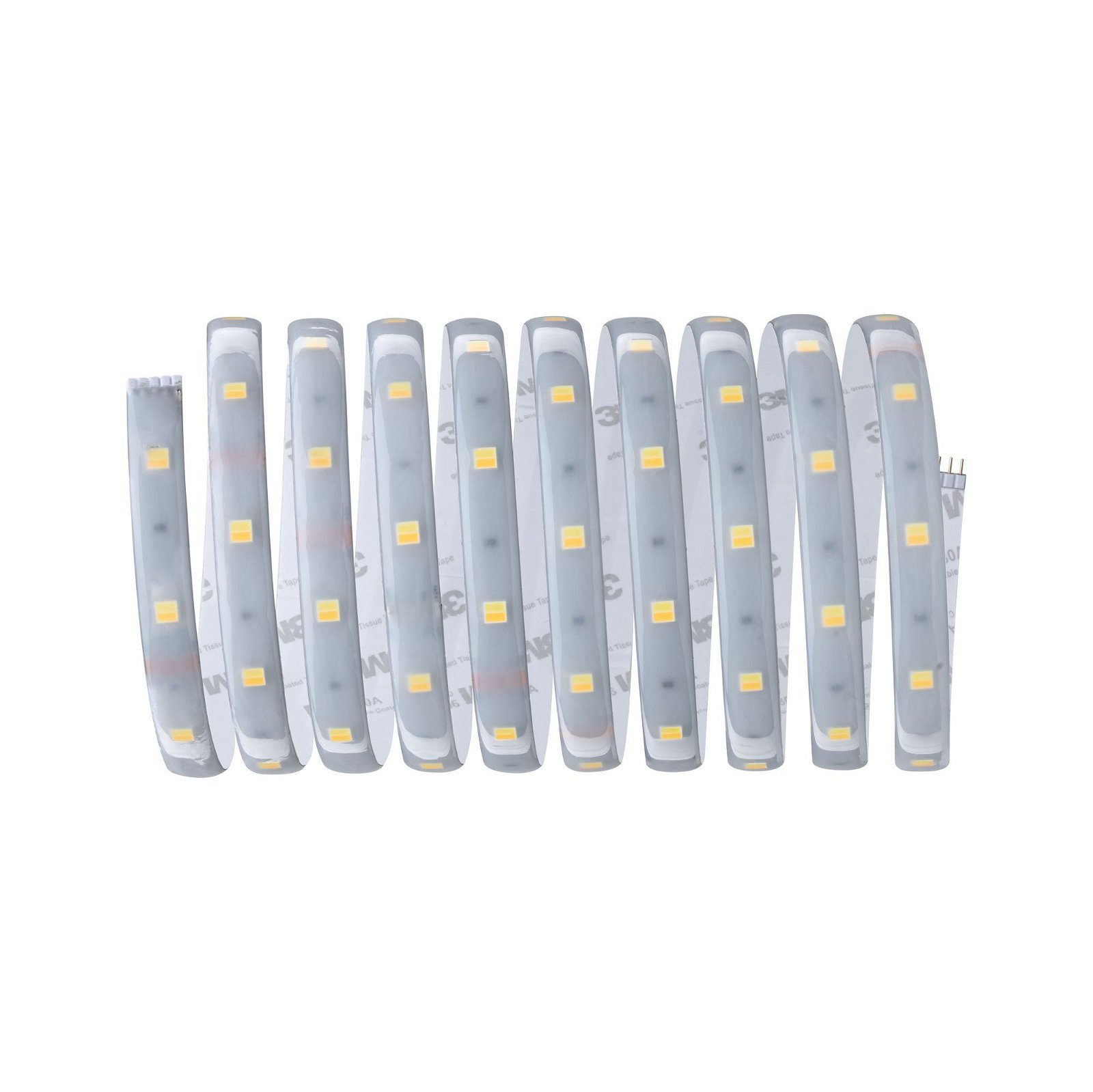 Paulmann LED-Streifen MaxLED 250 Basisset 3m 11W 230/24V 24VA Silber Kunststoff, 1-flammig, IP44 Cover 2700-6500K TunableWhite