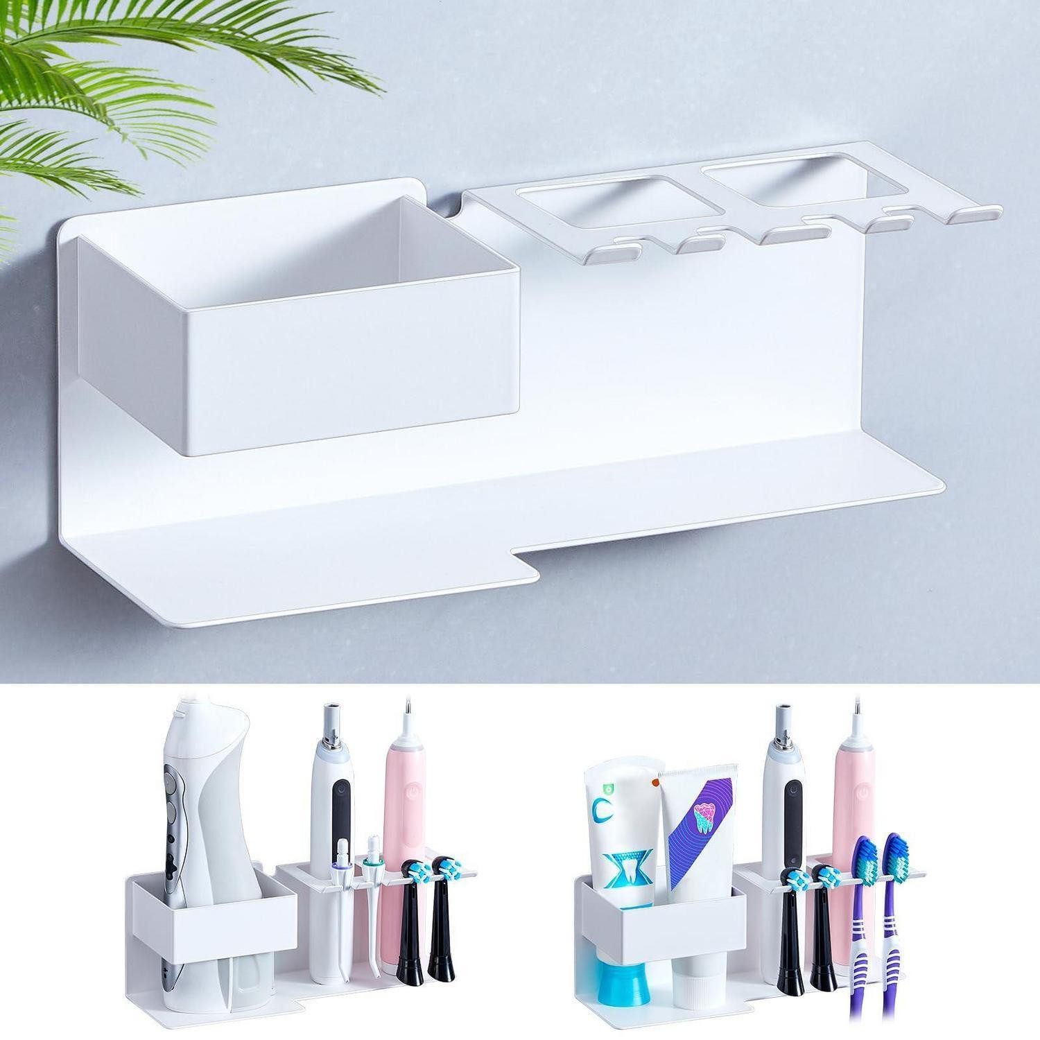 LuxusKollektion Zahnbürstenhalter Zahnbürstenhalter Weiß