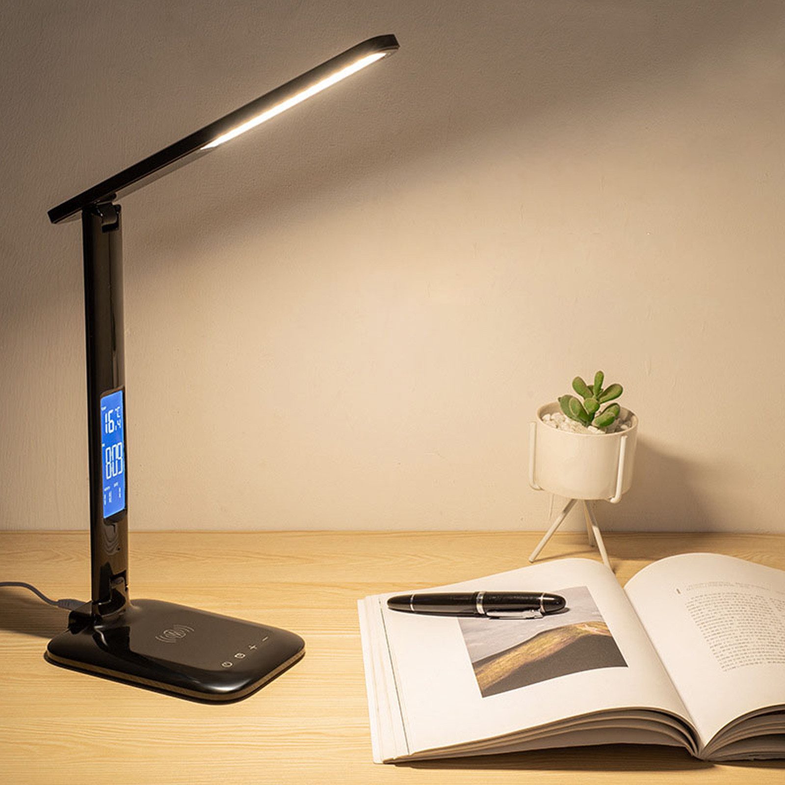 MODFU LED Schreibtischlampe Nachttischlampe Tischlampe Tisch günstig online kaufen