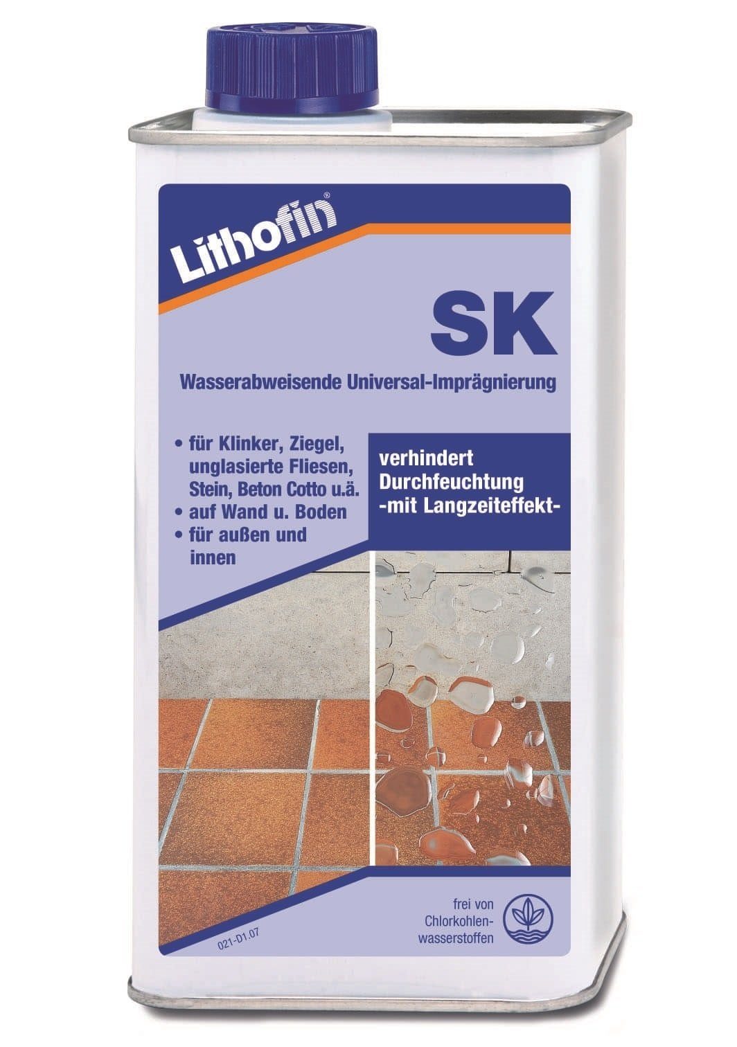 Lithofin LITHOFIN SK Universalimprägnierung 1 Ltr Naturstein-Reiniger