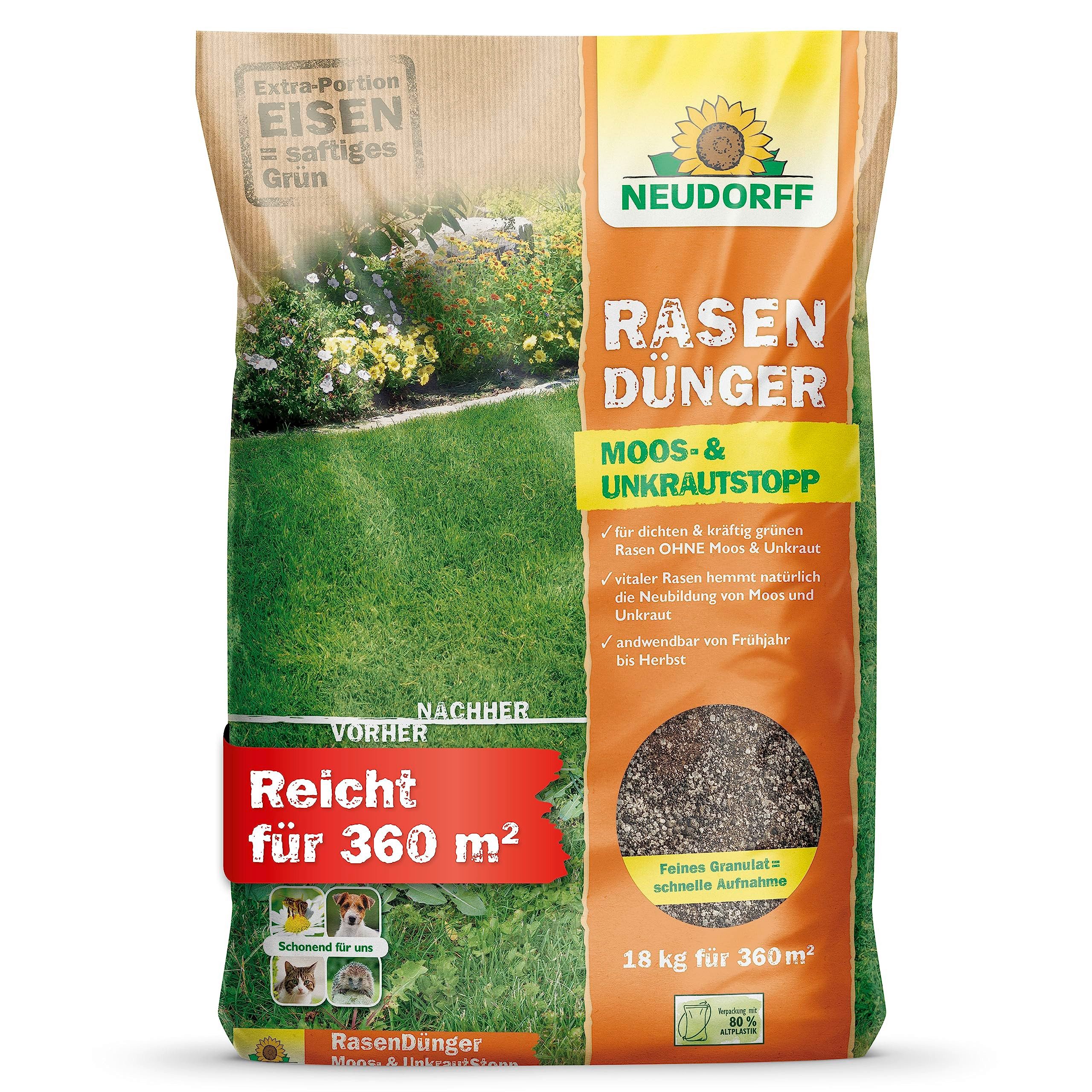 Neudorff Rasendünger RasenDünger Moos- & UnkrautStopp günstig online kaufen