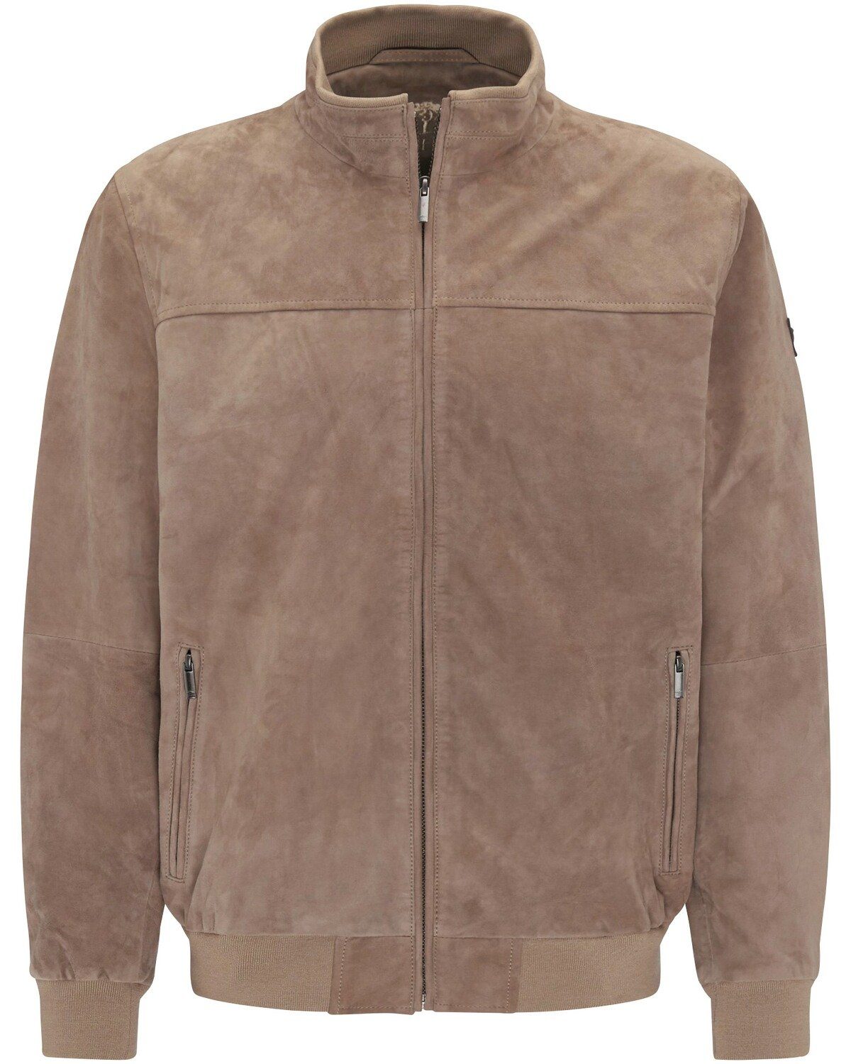 FYNCH-HATTON Blouson »Lederblouson«, Weiche Veloursqualität aus
