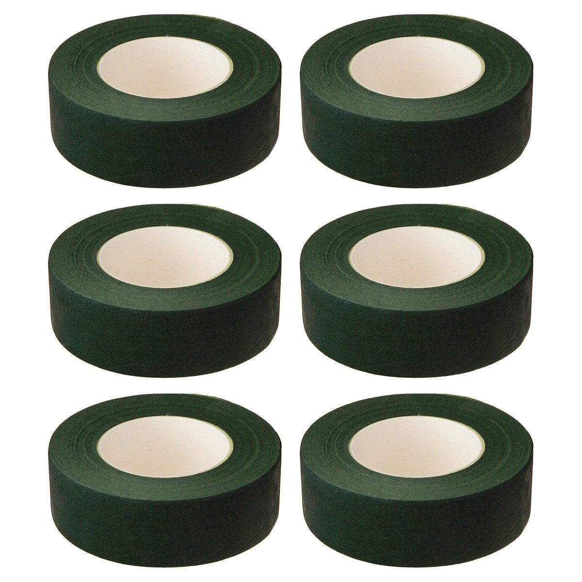 Florists Products Bastelkleber Floral Tape Blumenband Wickelband Grün 25mm 6 St