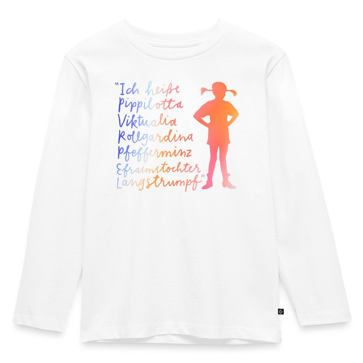 Spreadshirt T-Shirt Pippi Langstrumpf Ich Heiße … Kinder Premium Langarmshirt (1-tlg)