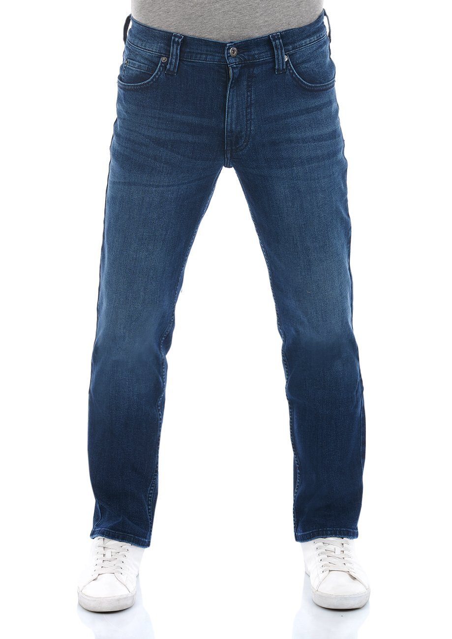 MUSTANG Straight-Jeans Herren Jeanshose Tramper Regular Fit Denim Hose mit Stretch Dark (1014413-5000-882)