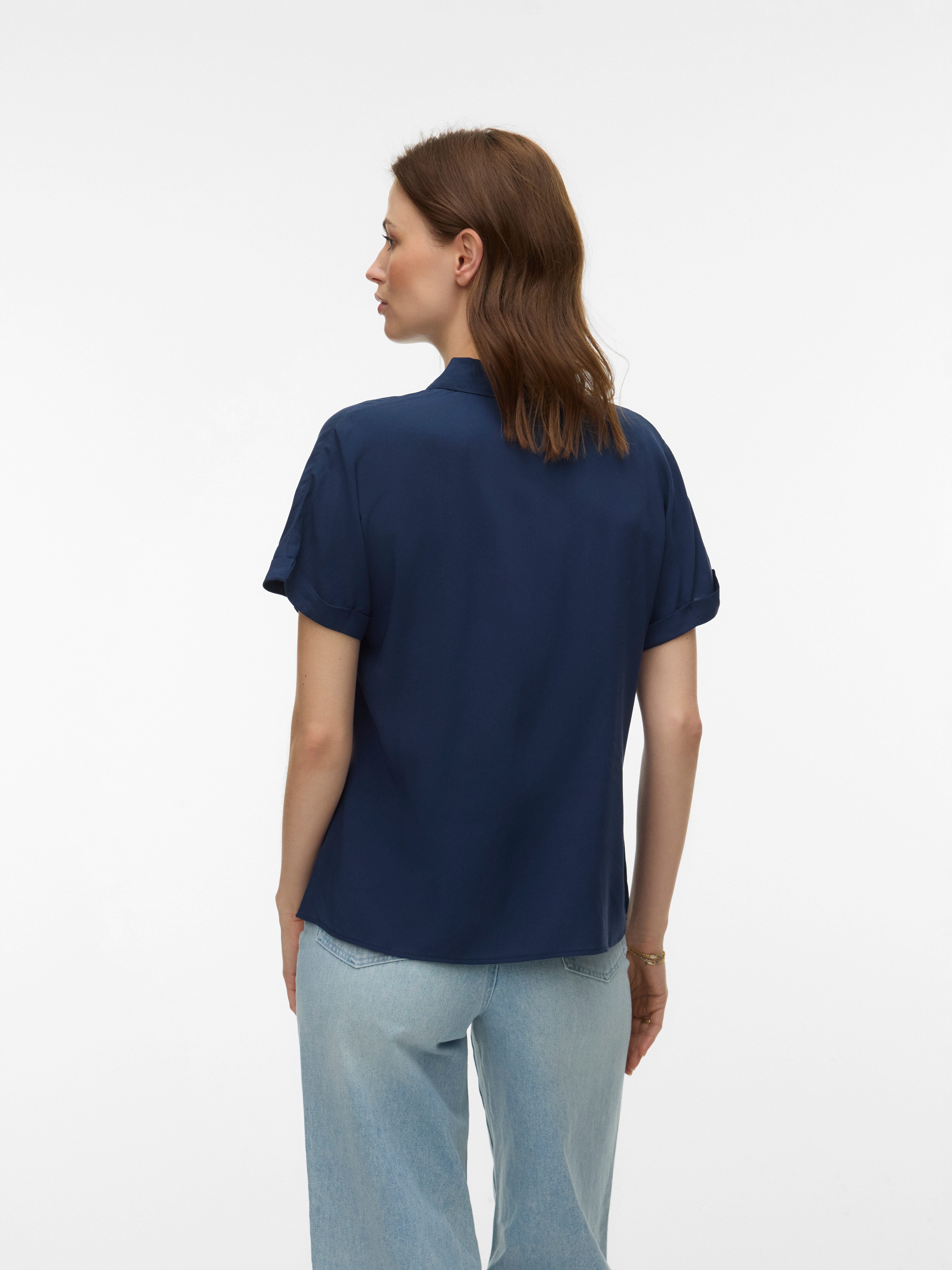 Vero Moda Kurzarmbluse VMALICE SS SHIRT WVN NOOS Viskose günstig online kaufen