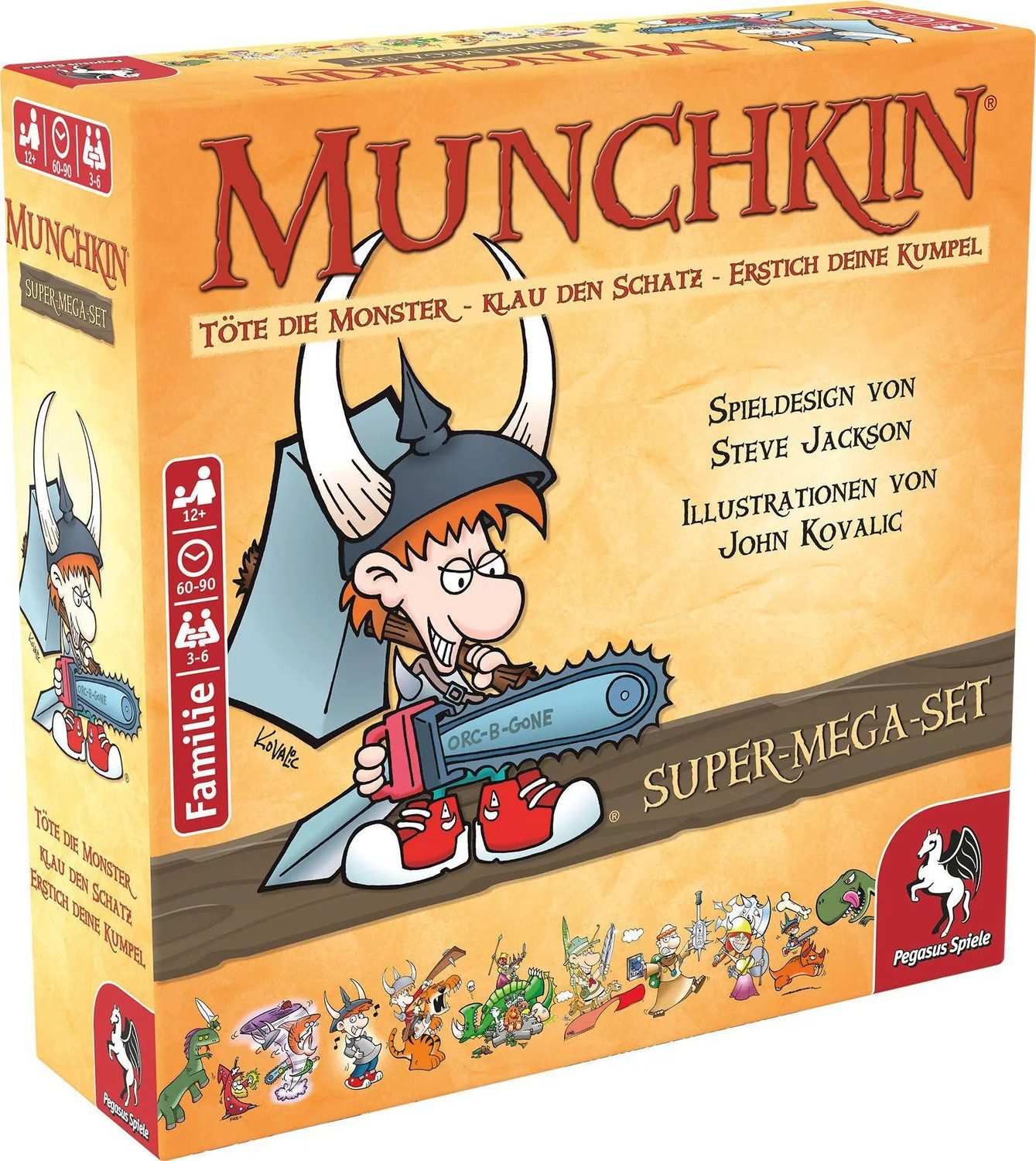 Pegasus Spiele Spiel Munchkin Fantasy Super-Mega-Set
