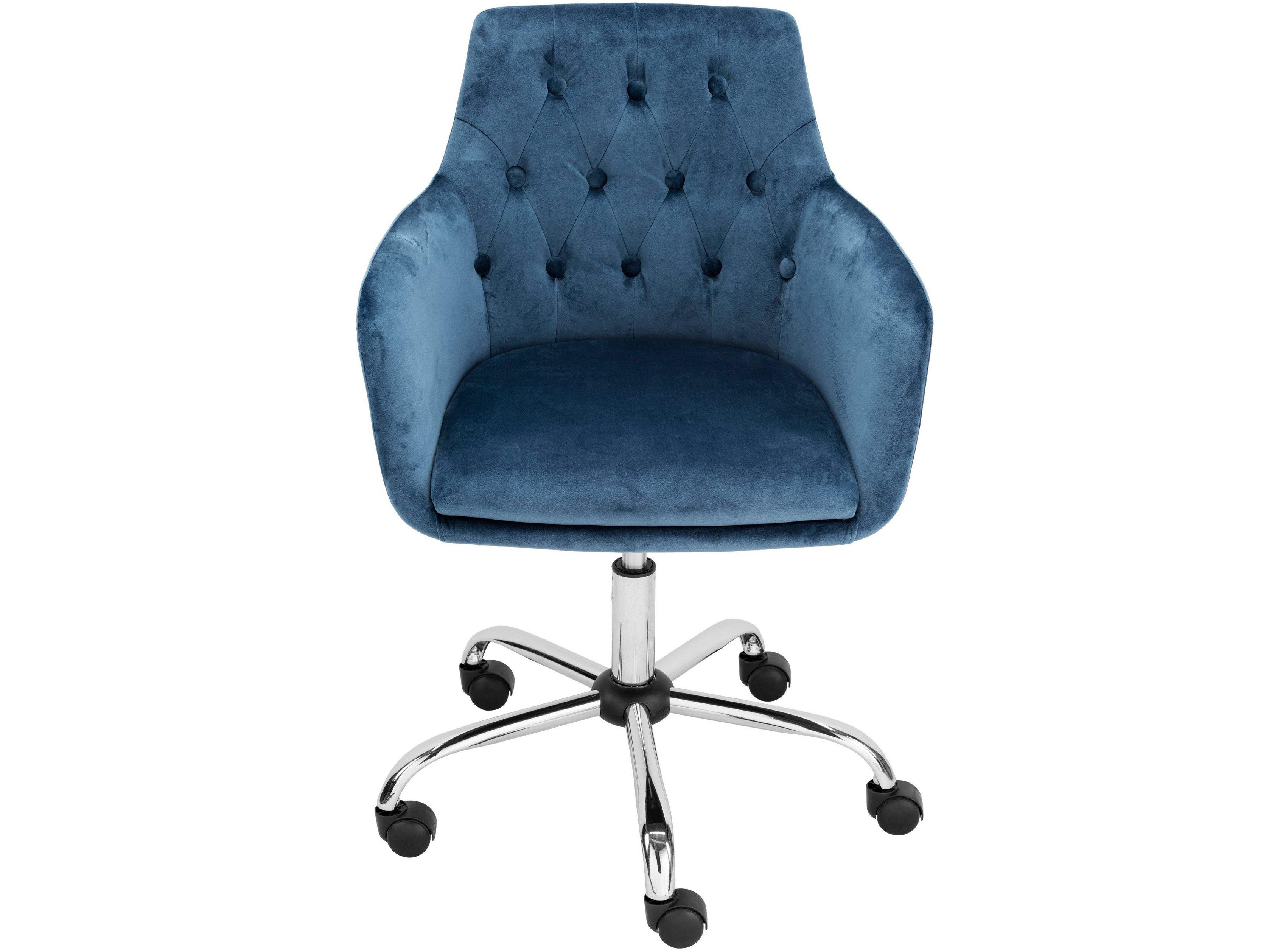 loft24 Schreibtischstuhl Paul (1 St), Drehstuhl mit Bezug in Samtoptik