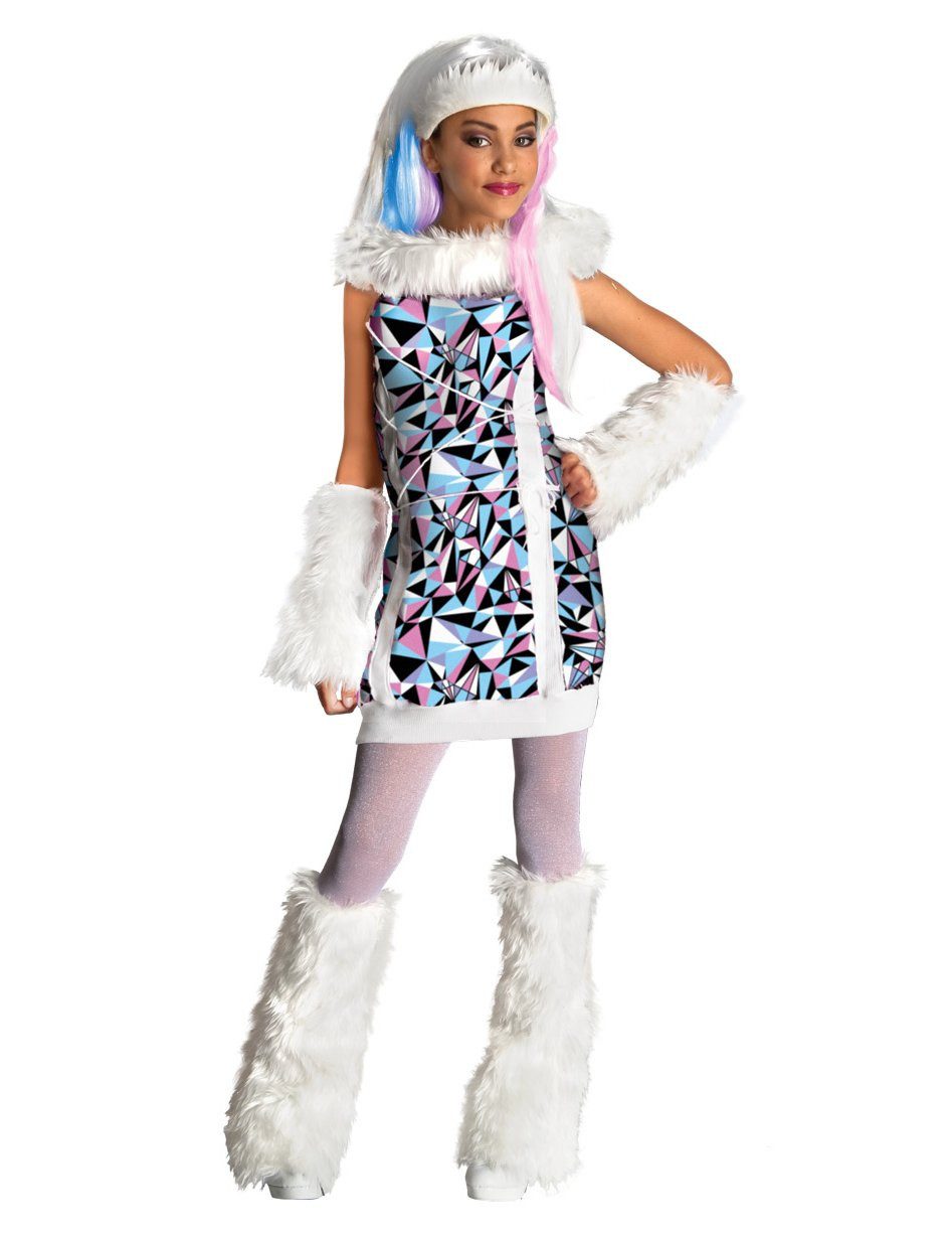 Rubie´s Kostüm Monster High Abbey Bominable Kinder Kostüm Lizenzware weiss-blau-rot