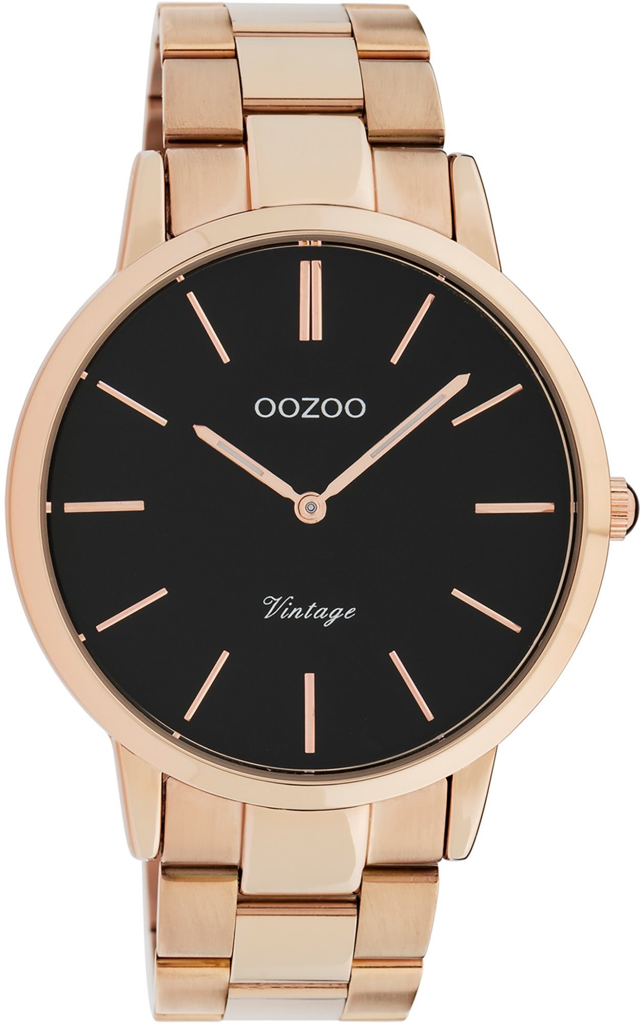 OOZOO Quarzuhr »Oozoo Damen Armbanduhr rosegold Analog«, (Armbanduhr),  Damenuhr rund, groß (ca. 42mm), Edelstahlarmband, Fashion-Style online  kaufen | OTTO