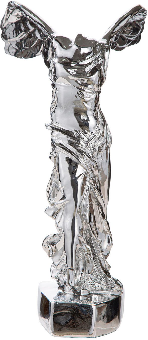 GILDE Dekofigur Skulptur Engel David silberfarben H. 33 cm (1 St)