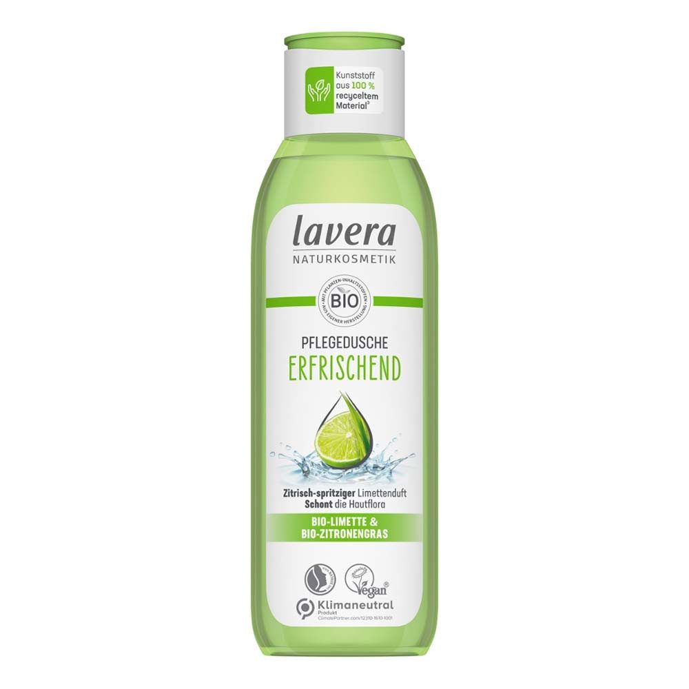 lavera Duschgel Pflegedusche - Erfrischend Limette & Zitronengras 250ml