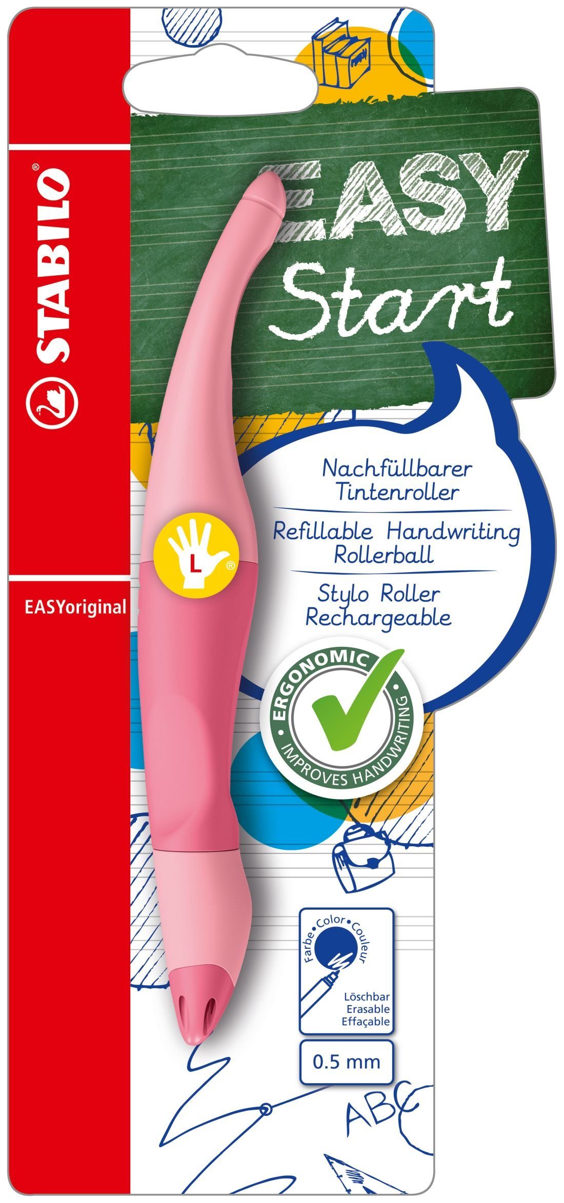 Easy Linkshände Tintenroller STABILO STABILO® für Tintenroller original