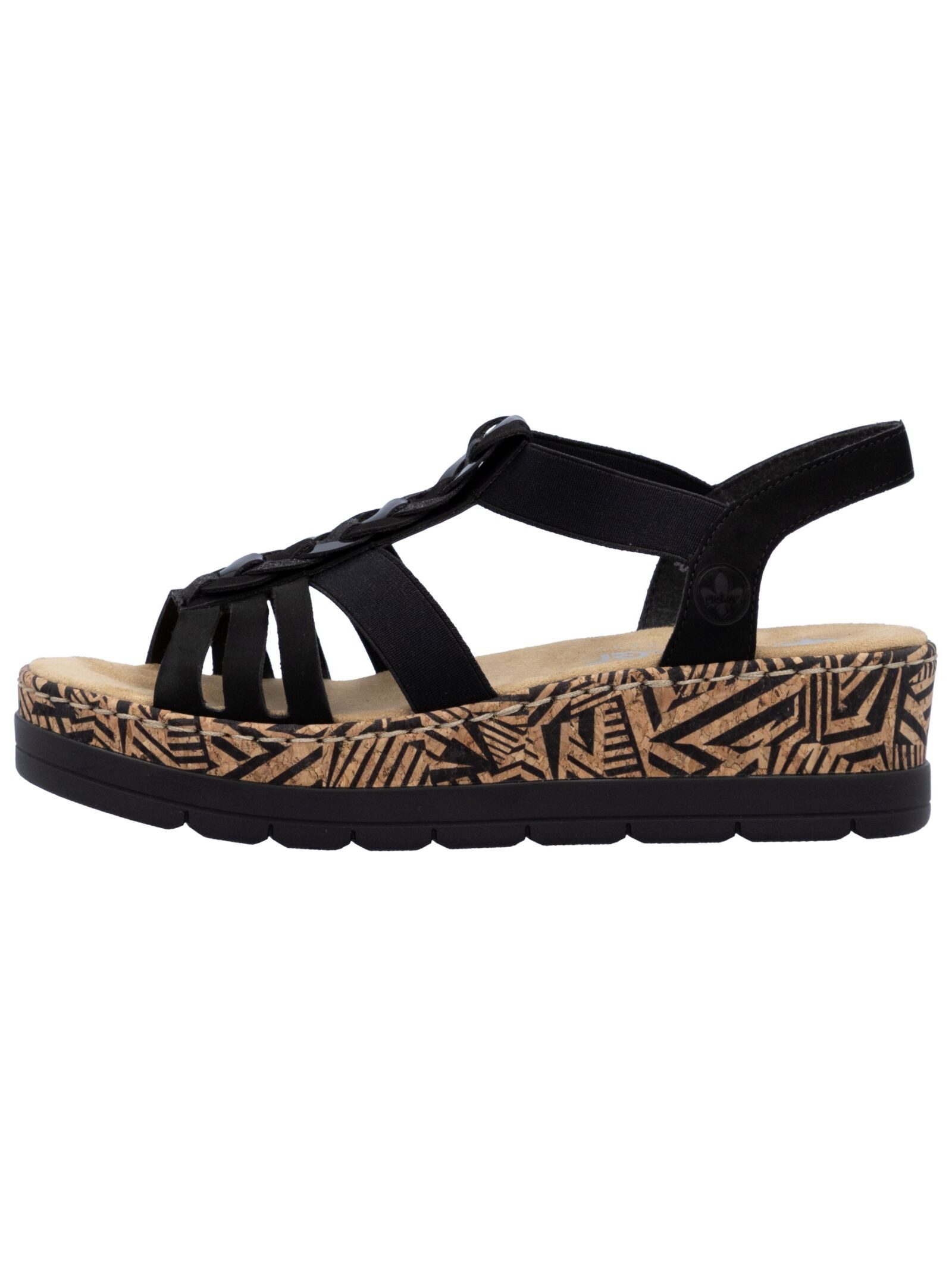 Rieker Rieker Sandalen Lederimitat Keilsandalette günstig online kaufen