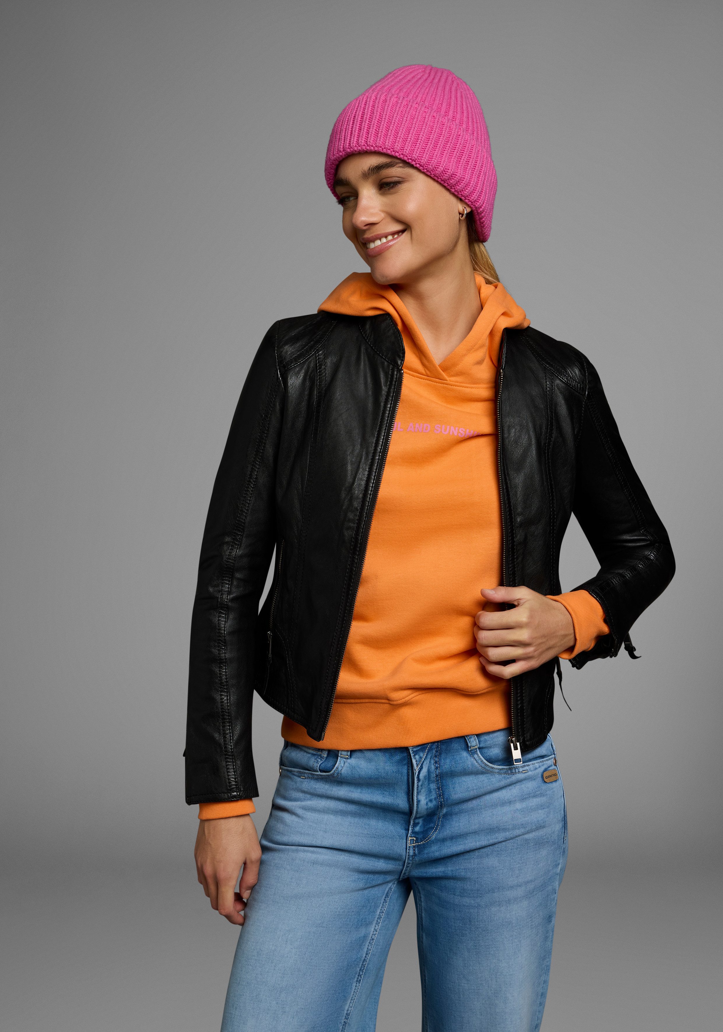 Lederjacke Athen