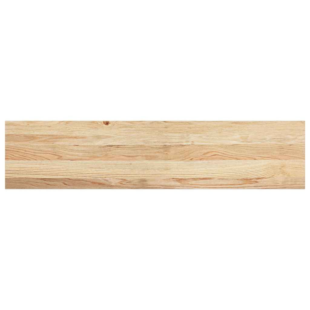 Thumbnail - vidaXL Treppenstufe, Treppenstufen 2 Stk. Unbehandelt 110x25x2 cm Massivholz Eiche