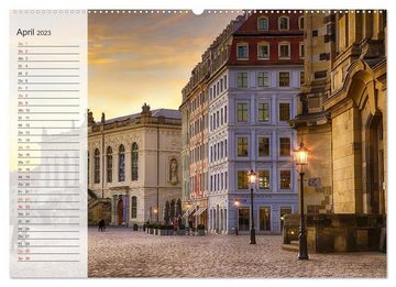 CALVENDO Wandkalender Wunderschönes Dresden (Premium, hochwertiger DIN A2 Wandkalender 2023, Kunstdruck in Hochglanz)